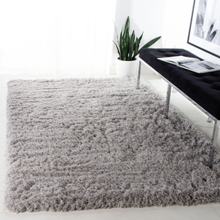 Safavieh Polar Shag 5'1" x 7'6" Area Rug, Silver, rollover