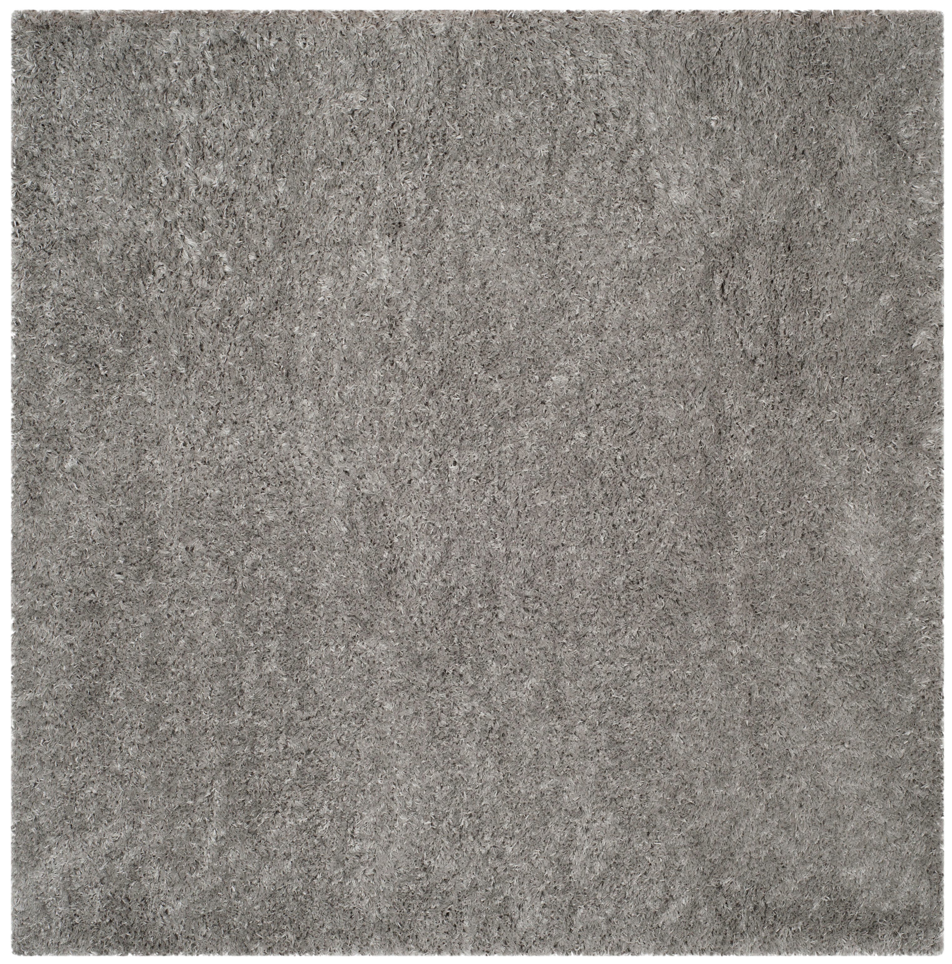 Safavieh Polar Shag 6'7" x 6'7" Square Area Rug, Silver, large