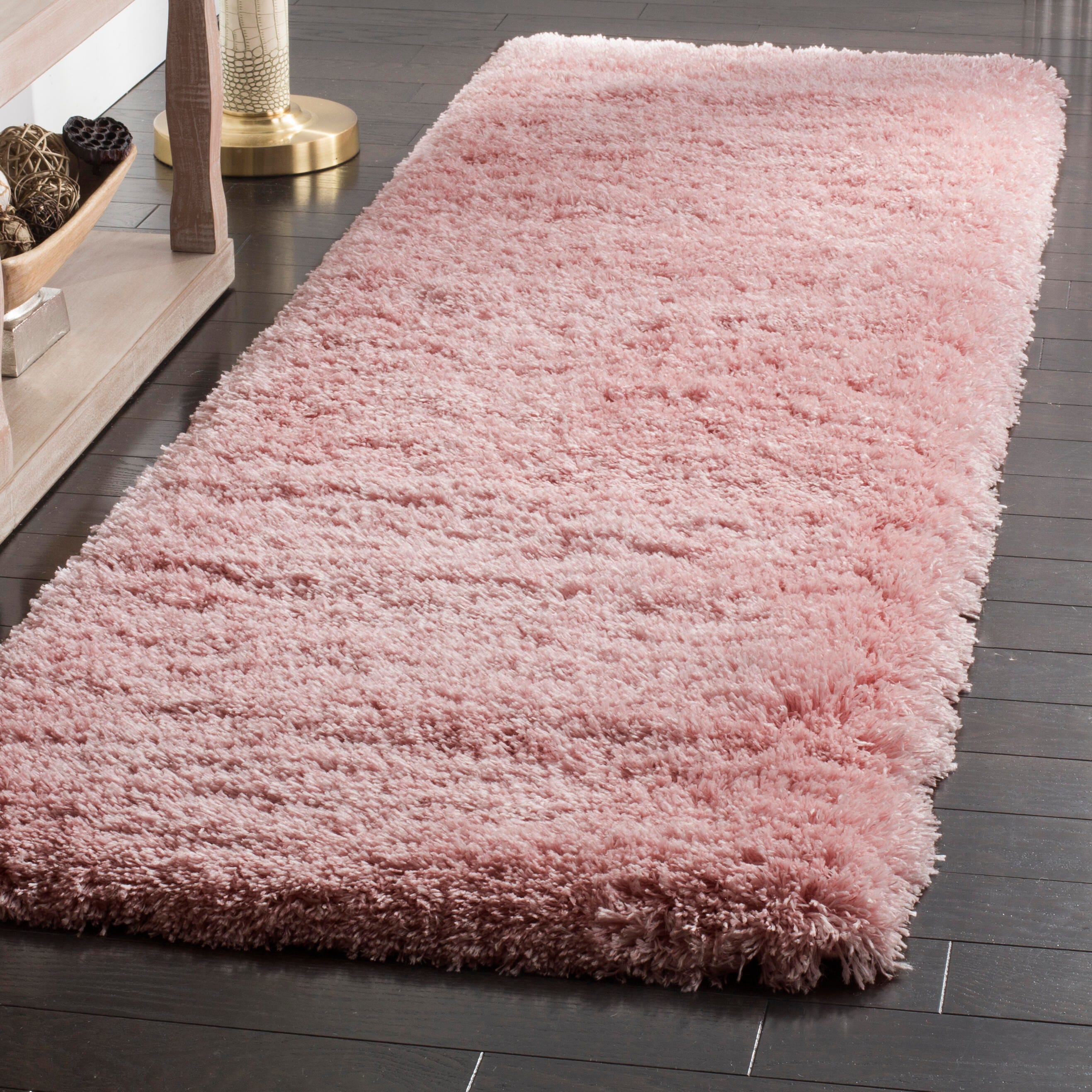 Safavieh Polar Shag 2'3" x 6' Runner, Pink, rollover