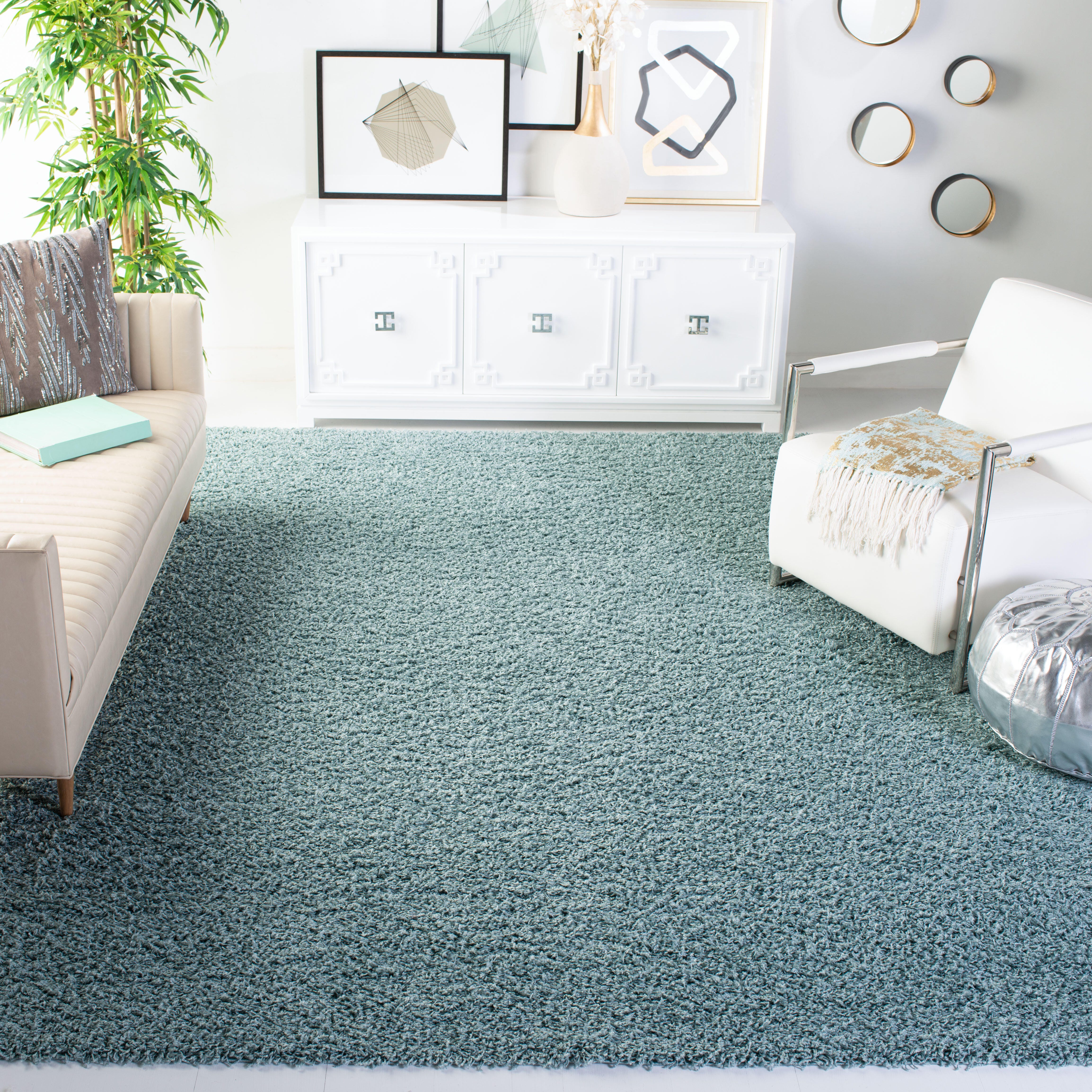 Safavieh Athens Shag 8' x 10' Area Rug, Blue, large