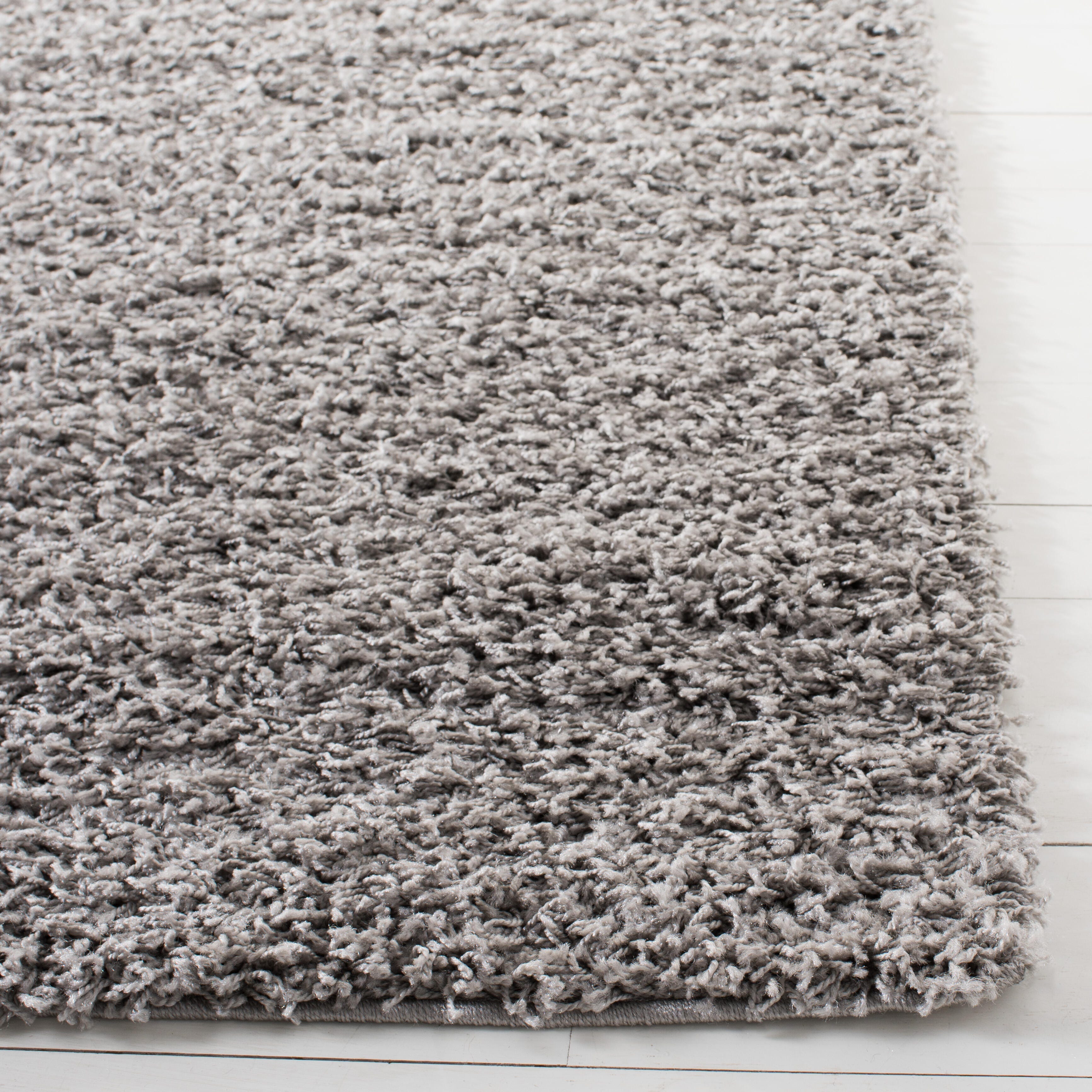 Safavieh Athens Shag Athens Shag 3' x 5' Accent Rug, Gray, large