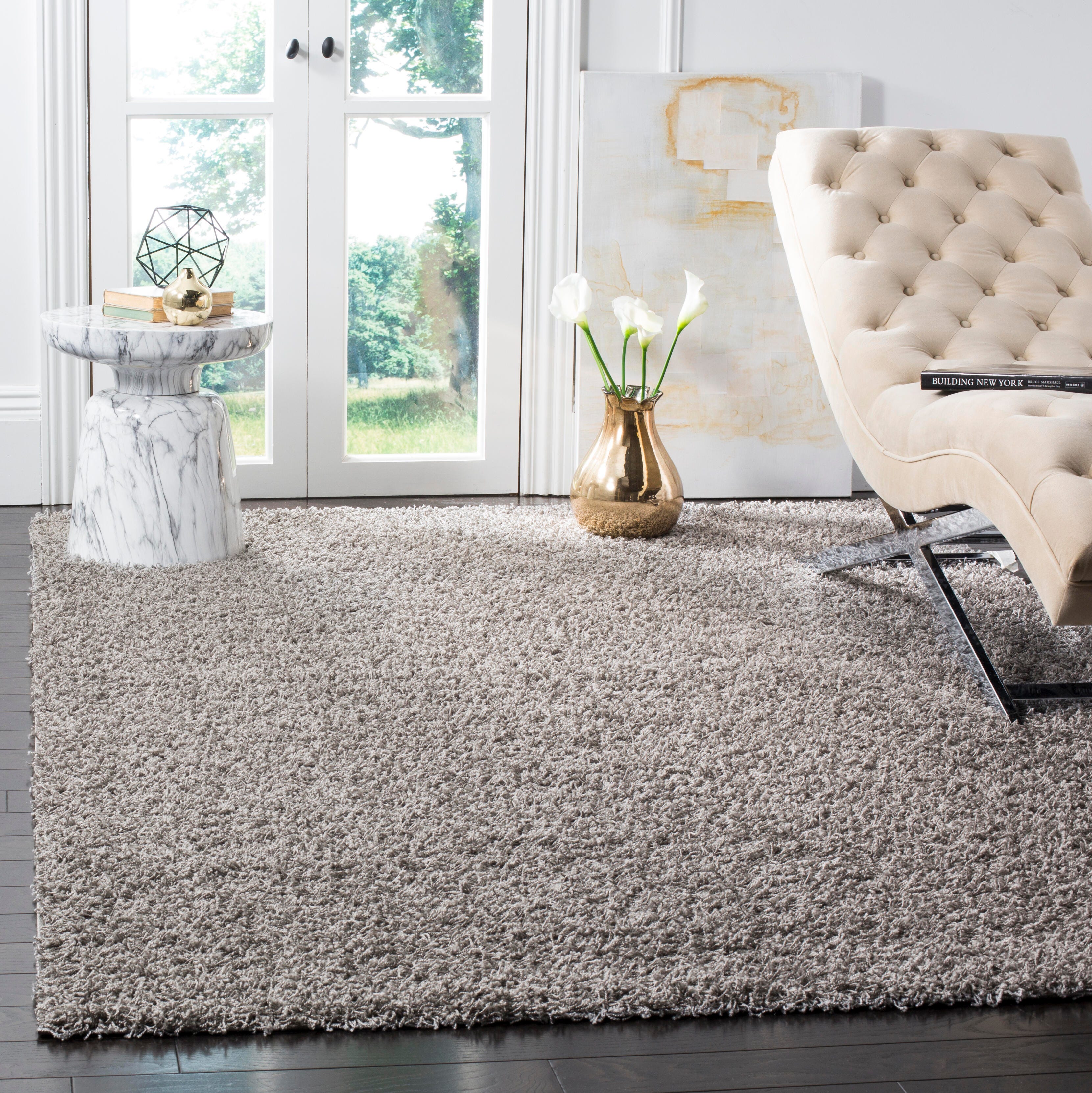 Safavieh Athens Shag 6' x 9' Area Rug, Gray, large
