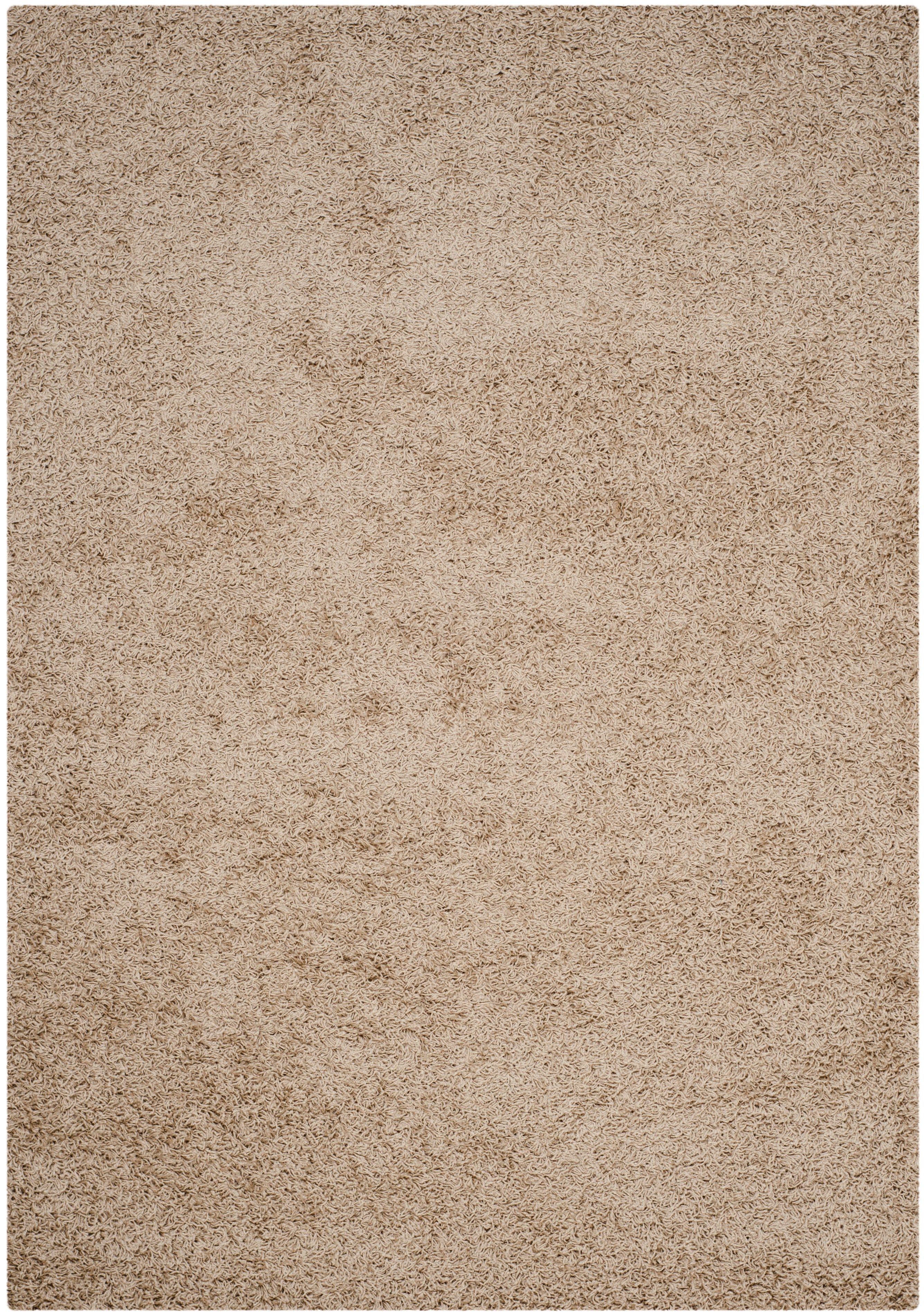 Safavieh Athens Shag Athens Shag 5'1" x 7'6" Area Rug, Tan, large