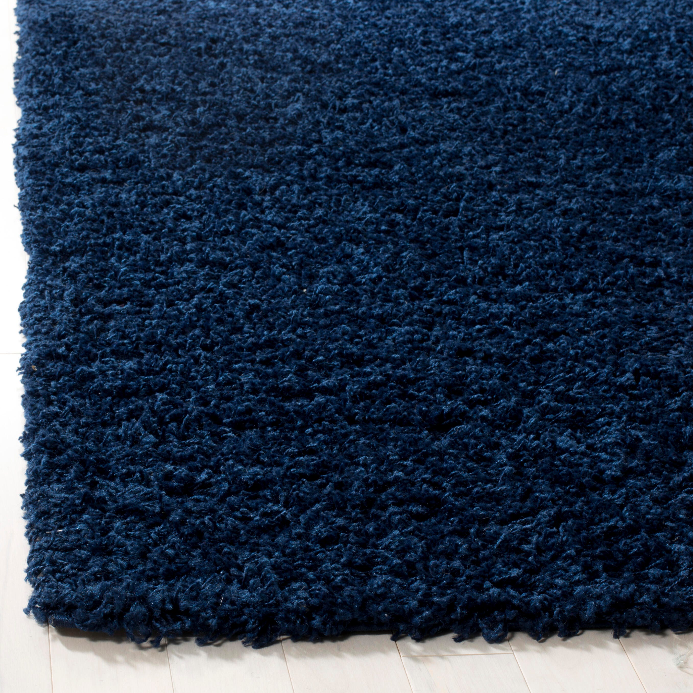 Safavieh Athens Shag Athens Shag 2'3" x 8' Runner, Blue, large