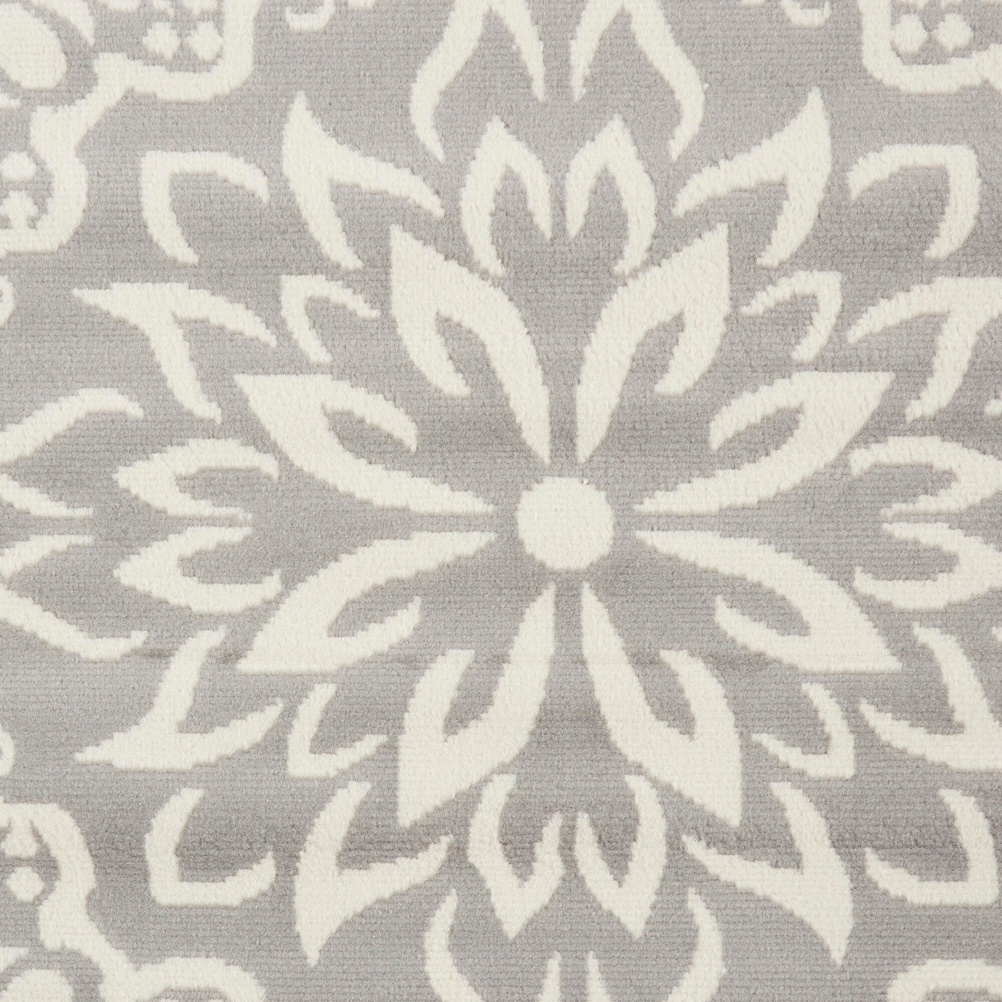 Nourison Home Nourison Jubilant 3' x 5' Ivory/Grey Farmhouse Indoor Rug, Ivory/Gray, large