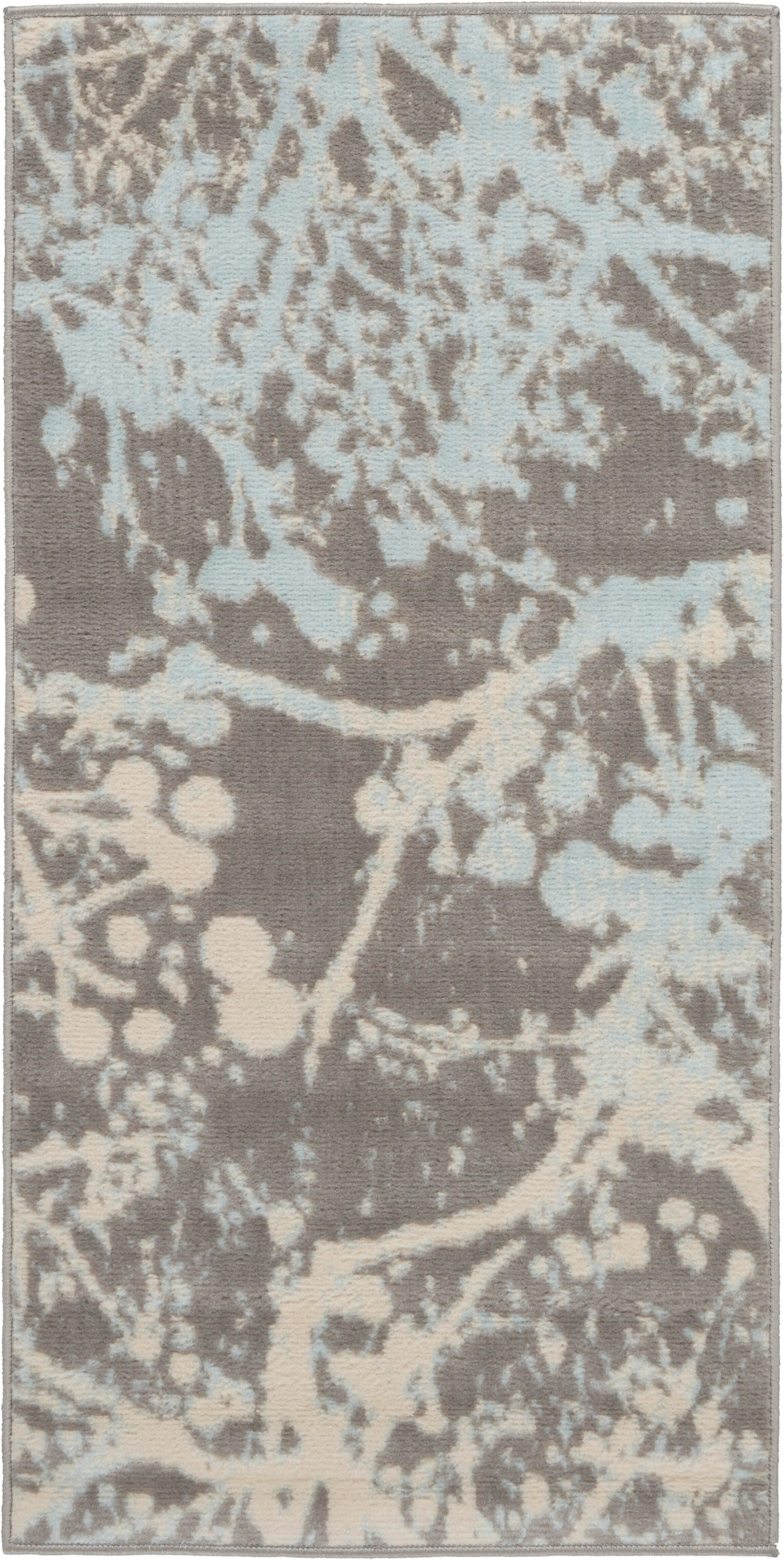 Nourison Home Nourison Jubilant 2' x 4' Grey Modern Indoor Rug, Gray, large