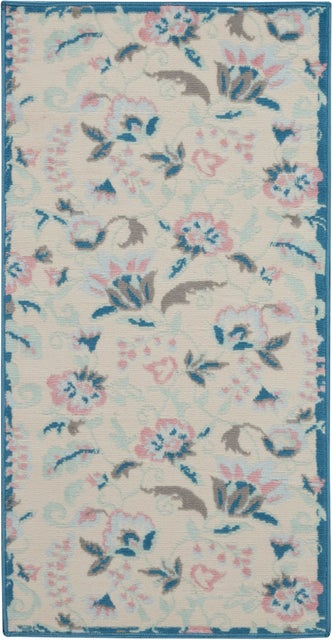 Nourison Nourison Jubilant 2' x 4' Ivory/Multicolor Farmhouse Indoor Rug