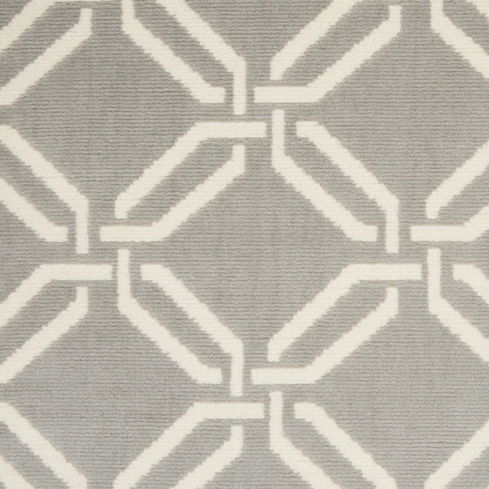 Nourison Nourison Jubilant 5'3" x 7'3" Grey Contemporary Indoor Rug, Gray, large