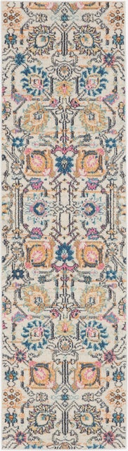Nourison Home Passion 2'2" x 7'6" Ivory/Multi Bohemian Indoor Rug