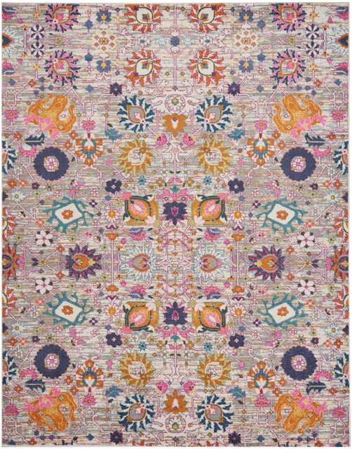 Nourison Home Passion 8' x 10' Silver Bohemian Indoor Rug
