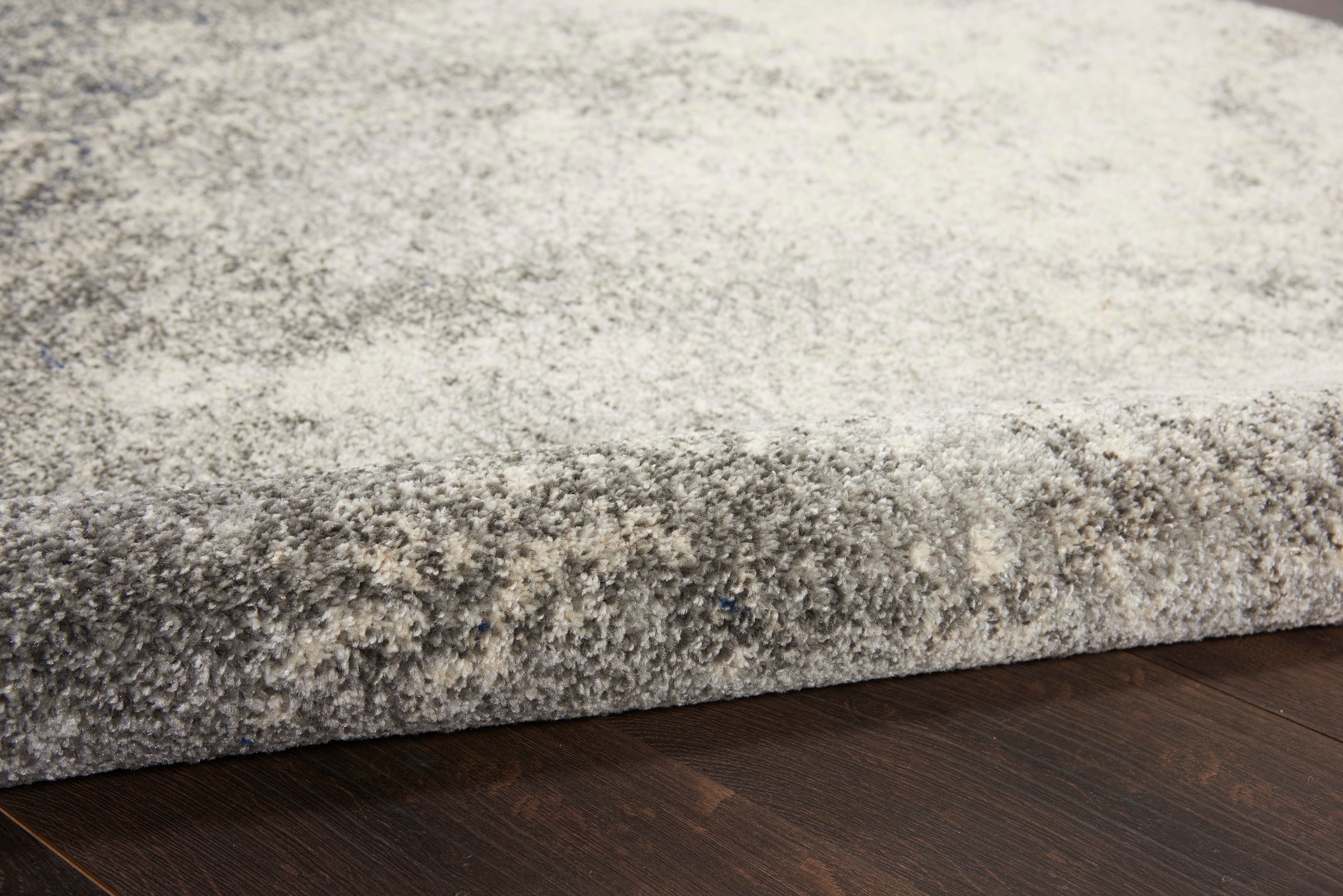 Nourison Home Nourison Passion 5'3" x 7'3" Charcoal Ivory Modern Indoor Rug, Charcoal/Ivory, large