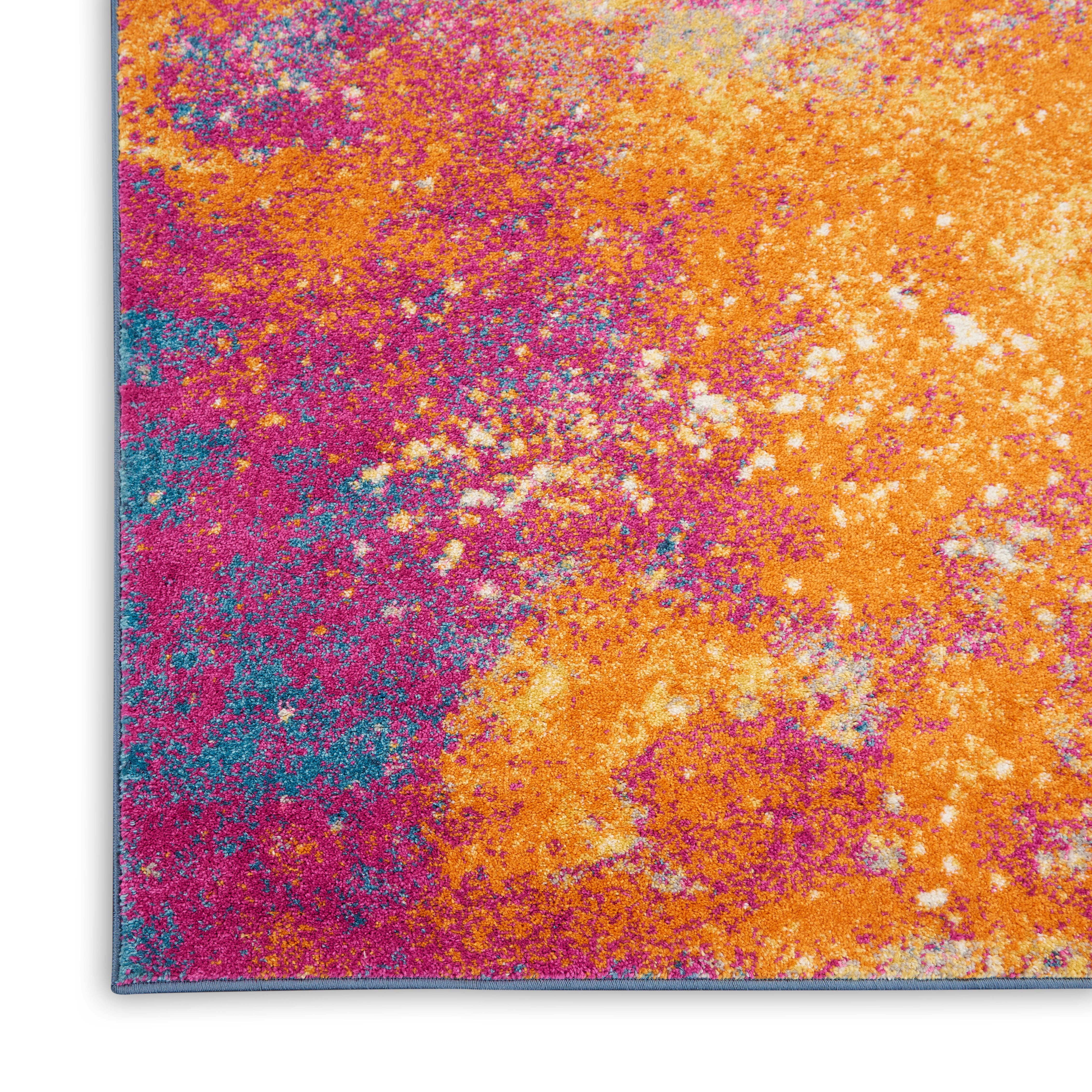 Nourison Home Nourison Passion 2'2" x 10' Sunburst Modern Indoor Rug, Sunburst, large