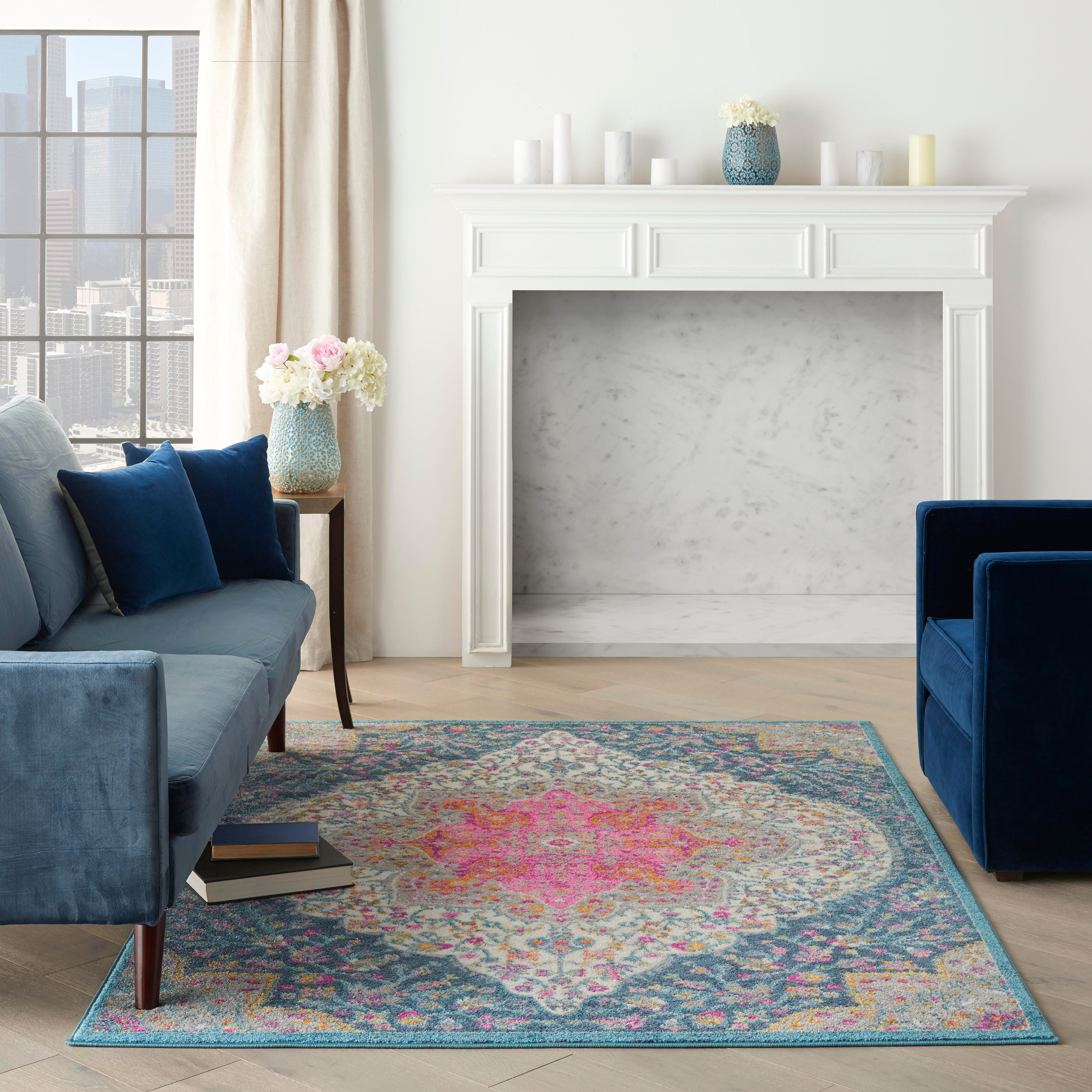 Nourison Nourison Passion 3'9" x 5'9" Multicolor Farmhouse Indoor Rug, Multi, rollover