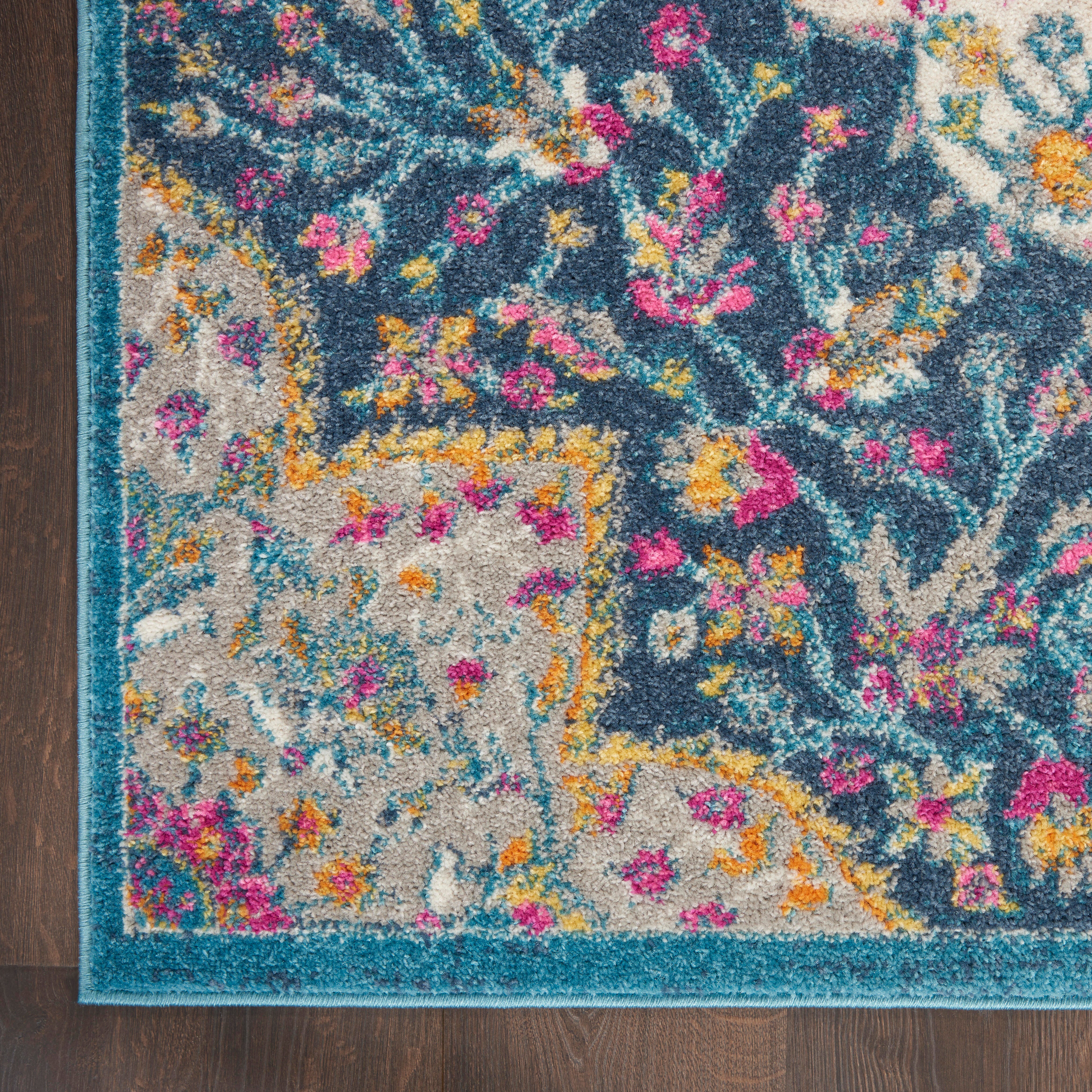 Nourison Nourison Passion 5'3" x 7'3" Multicolor Farmhouse Indoor Rug, Multi, large