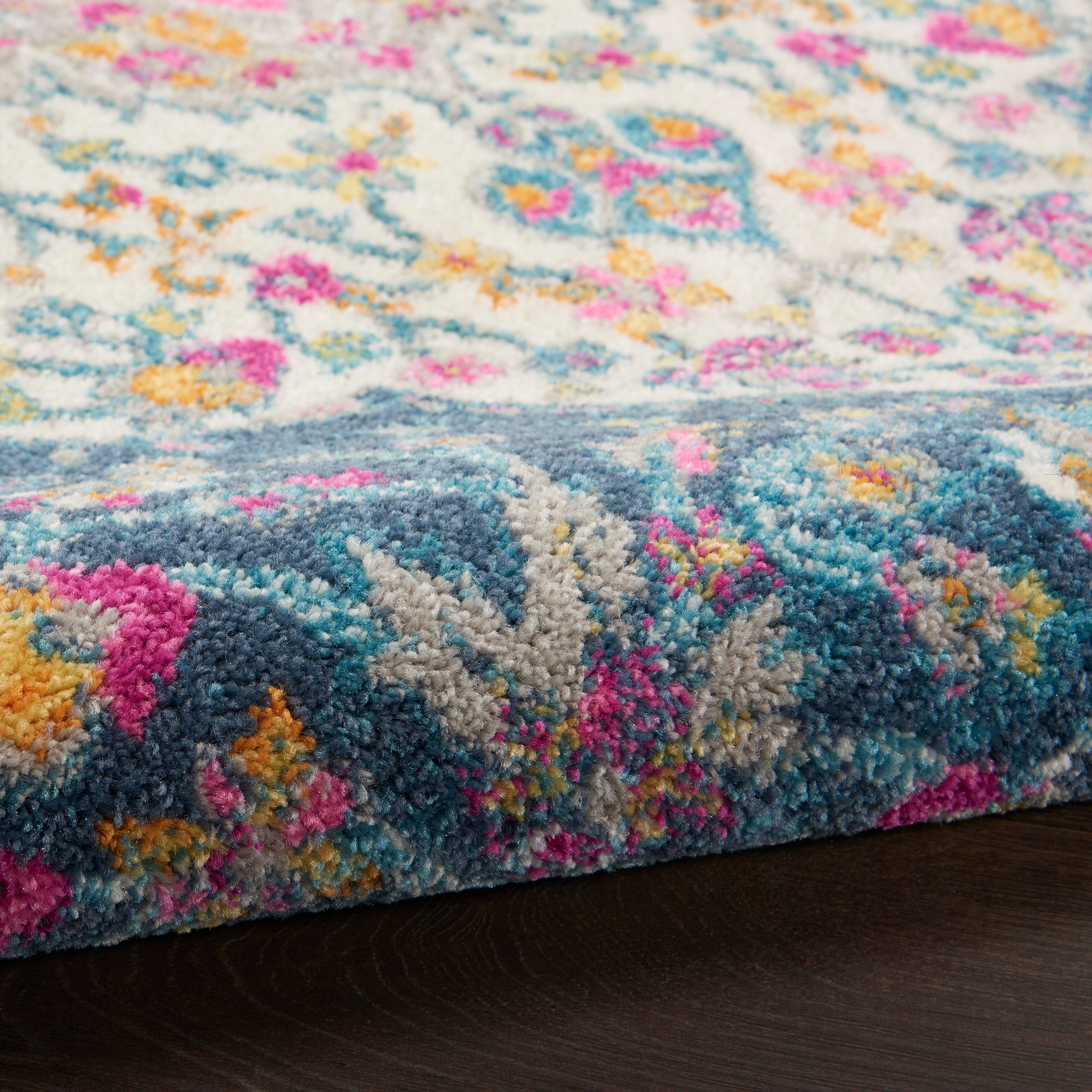 Nourison Nourison Passion 5'3" x 7'3" Multicolor Farmhouse Indoor Rug, Multi, large