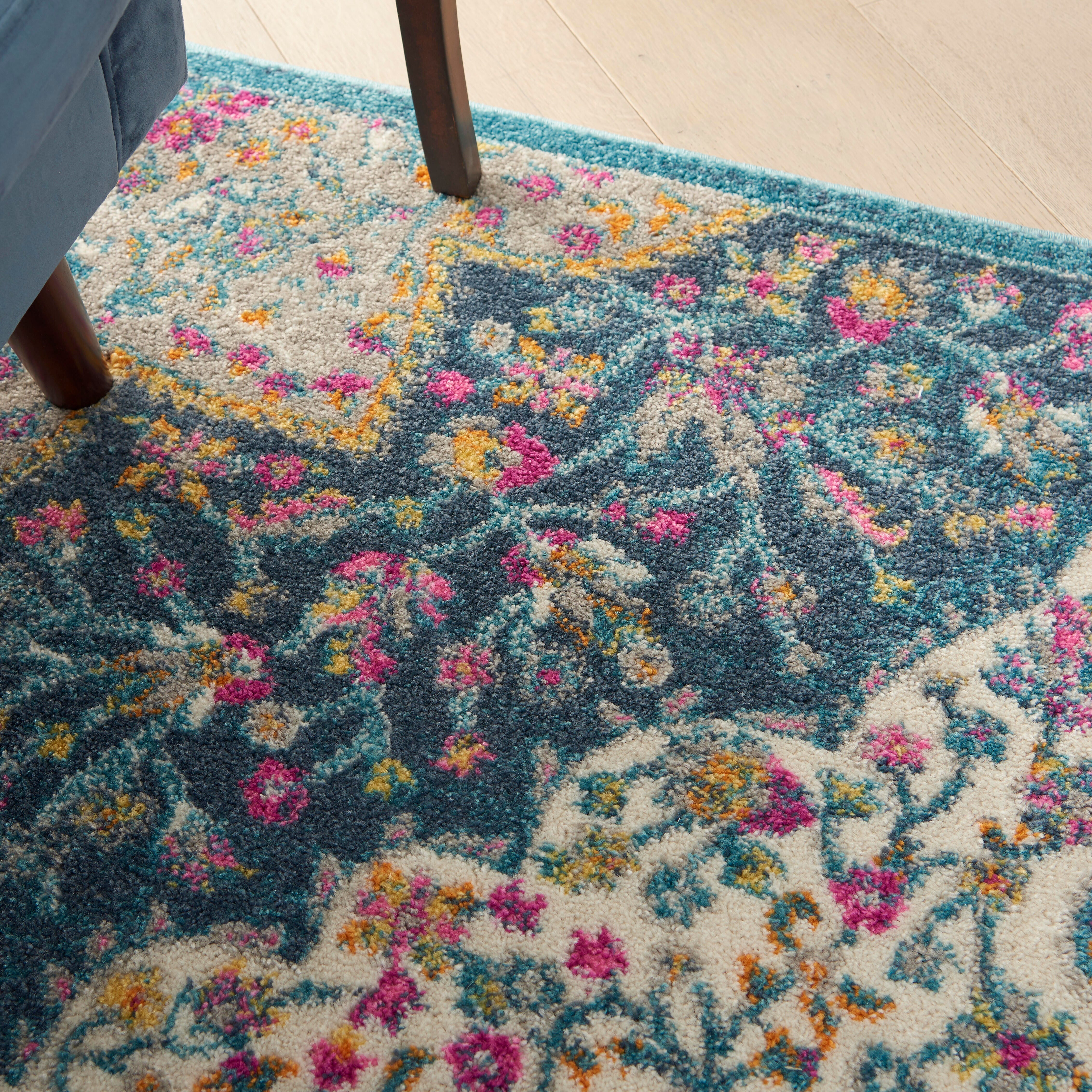 Nourison Nourison Passion 5'3" x 7'3" Multicolor Farmhouse Indoor Rug, Multi, large