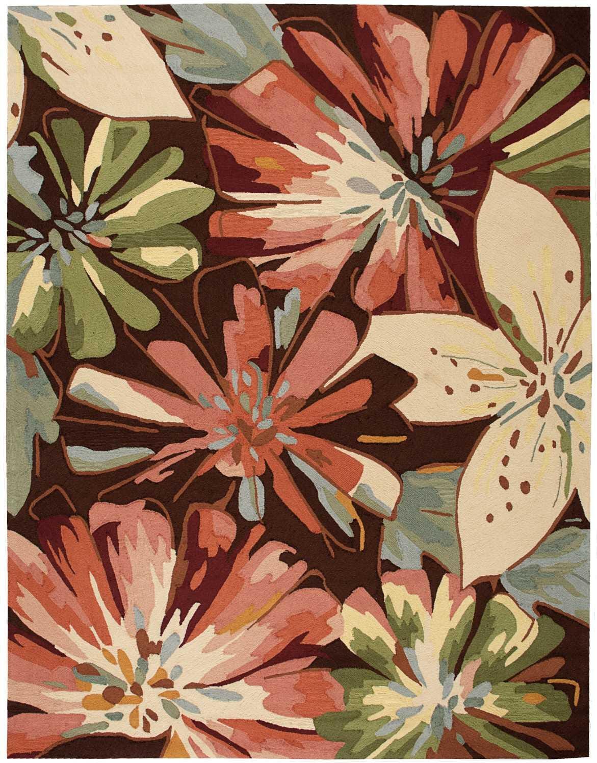 Nourison Home Nourison Fantasy 8' x 10'6" Multicolor Contemporary Indoor Rug, Multi, large