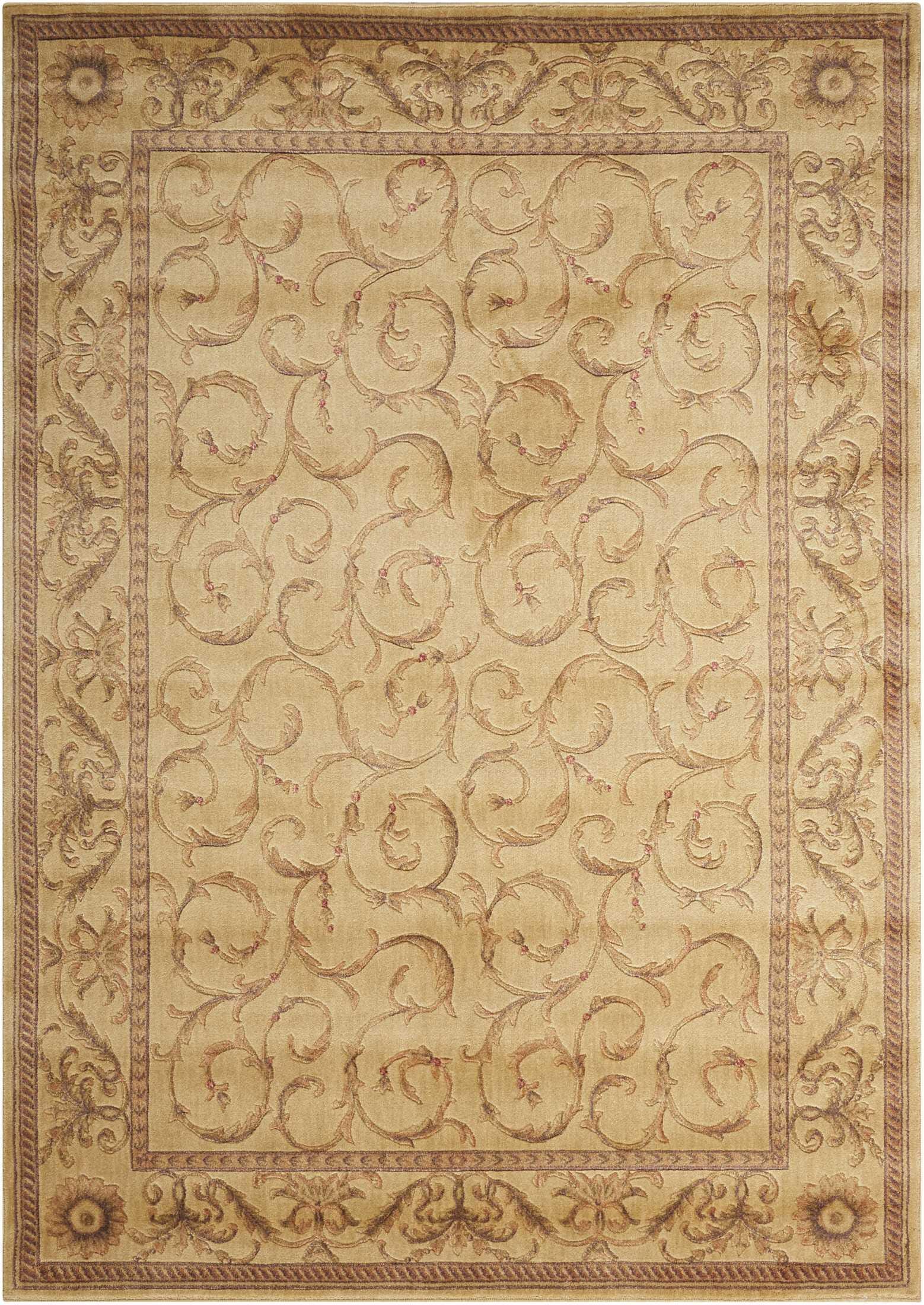 Nourison Home Nourison Somerset 7'9" x 10'10" Ivory Traditional Indoor Rug, Ivory, large