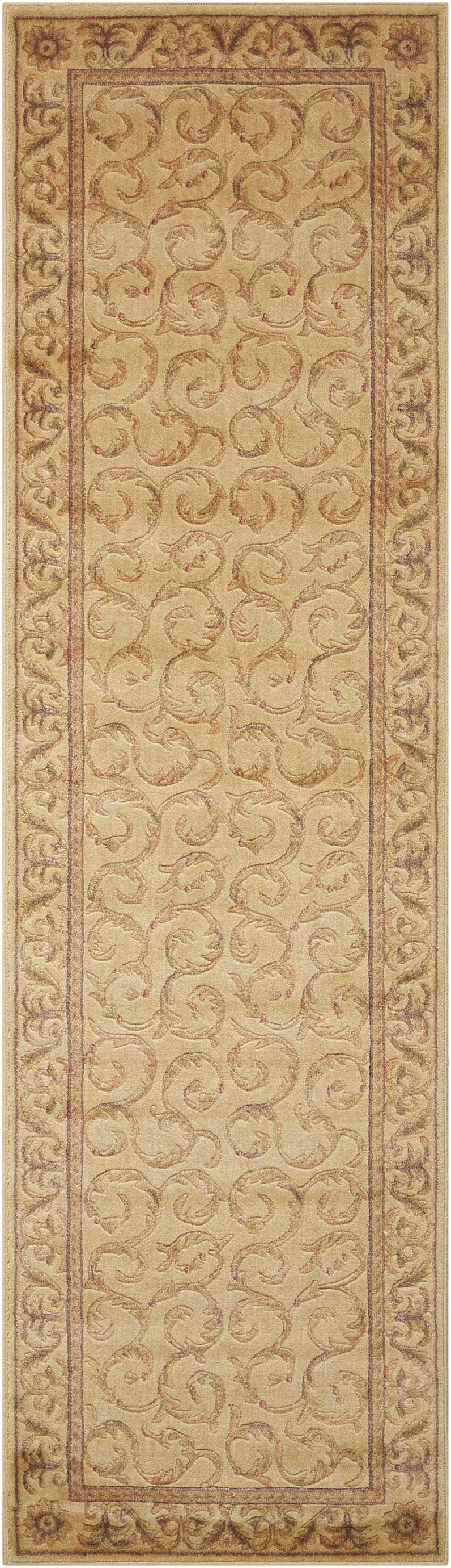 Nourison Home Nourison Somerset 2'3" x 8' Ivory Traditional Indoor Rug, Ivory, large