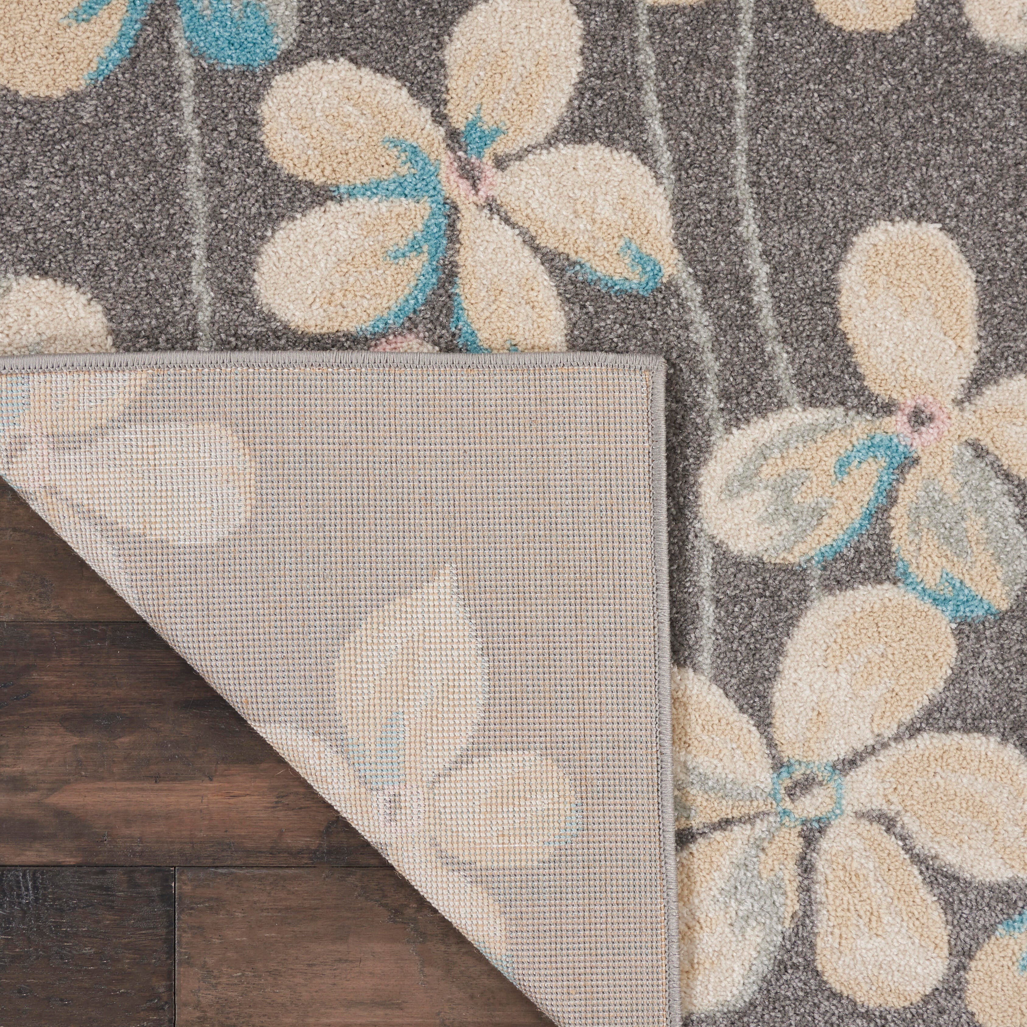 Nourison Nourison Tranquil 8' x 10' Grey/Beige Contemporary Indoor Rug, Gray/Beige, large