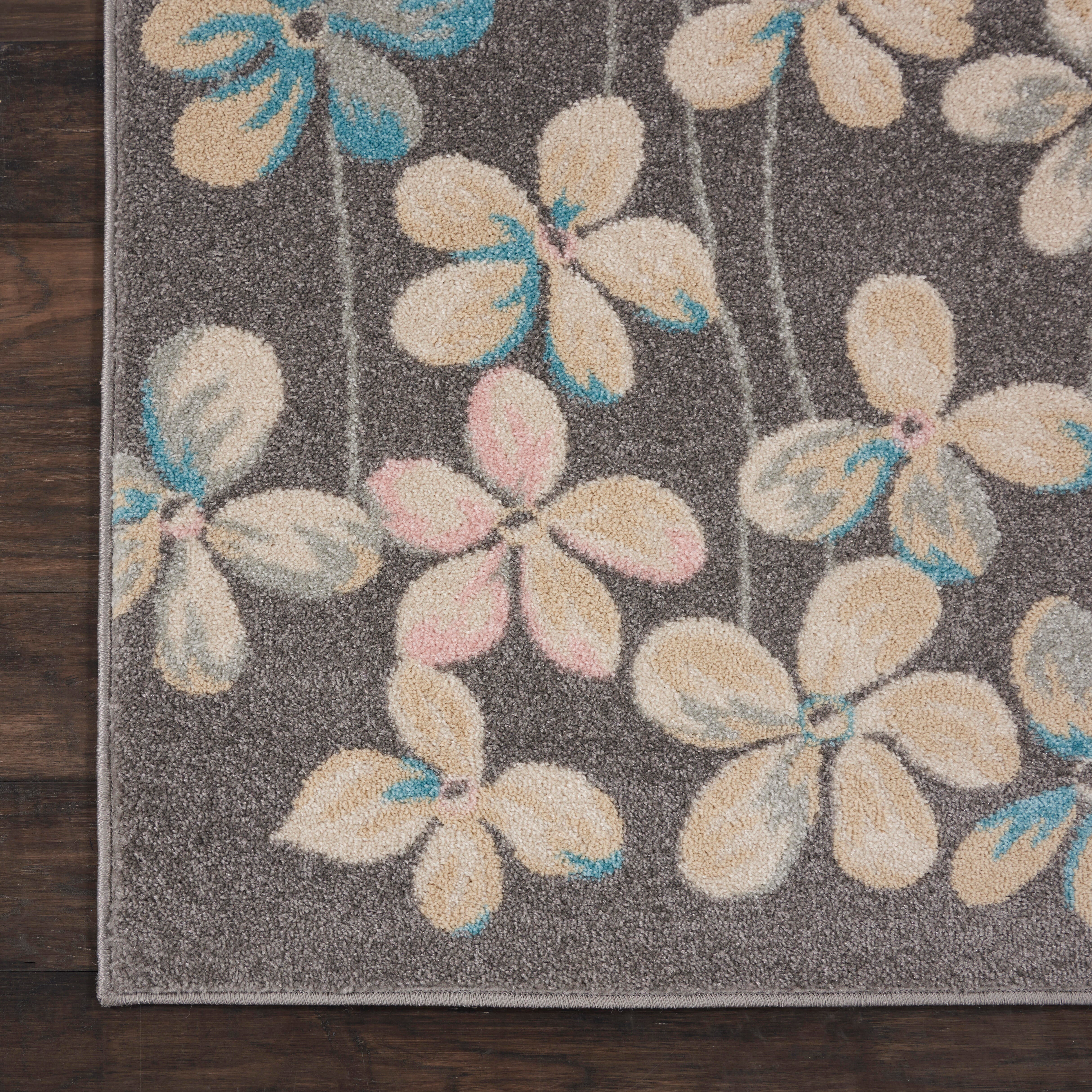 Nourison Nourison Tranquil 8' x 10' Grey/Beige Contemporary Indoor Rug, Gray/Beige, large
