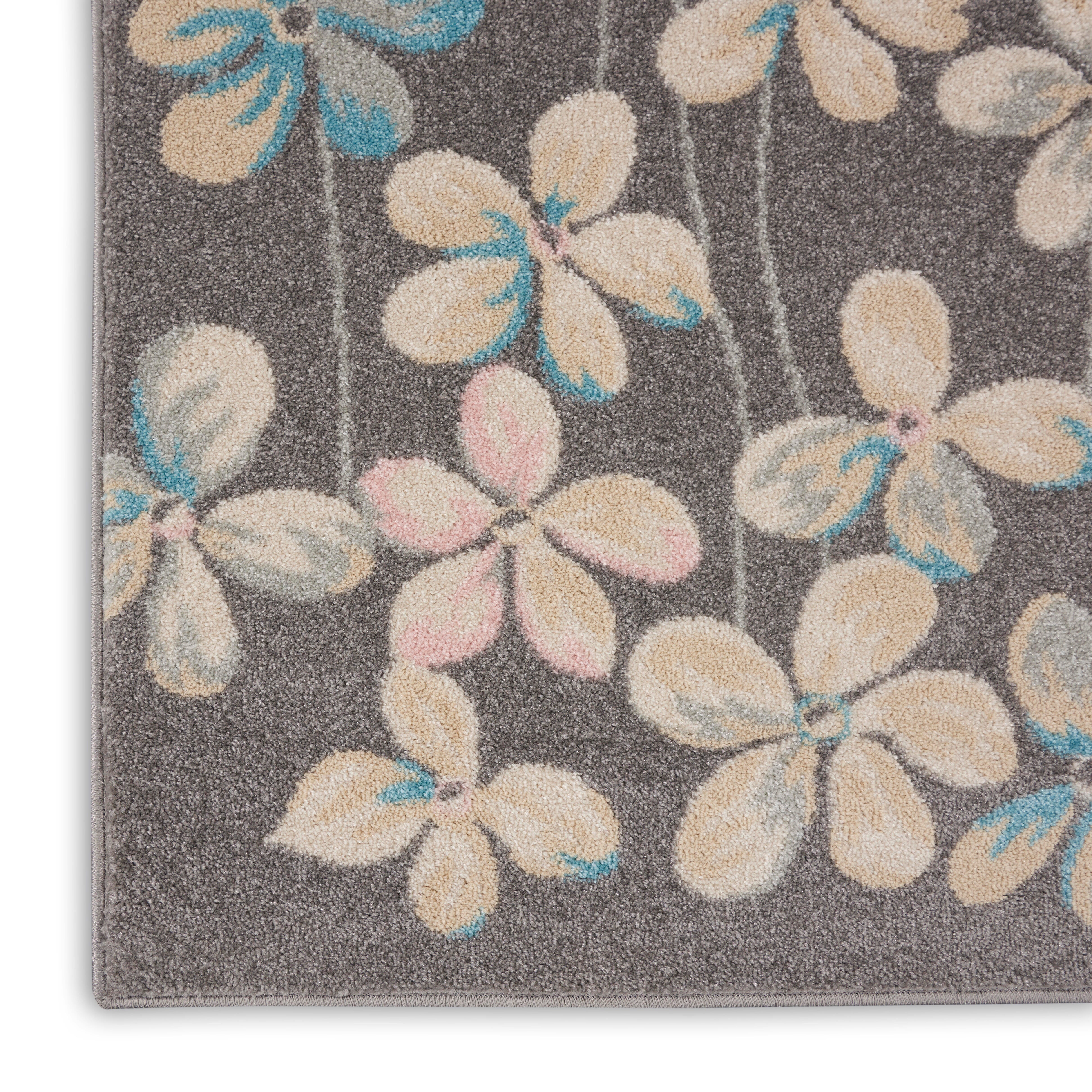 Nourison Nourison Tranquil 8' x 10' Grey/Beige Contemporary Indoor Rug, Gray/Beige, large