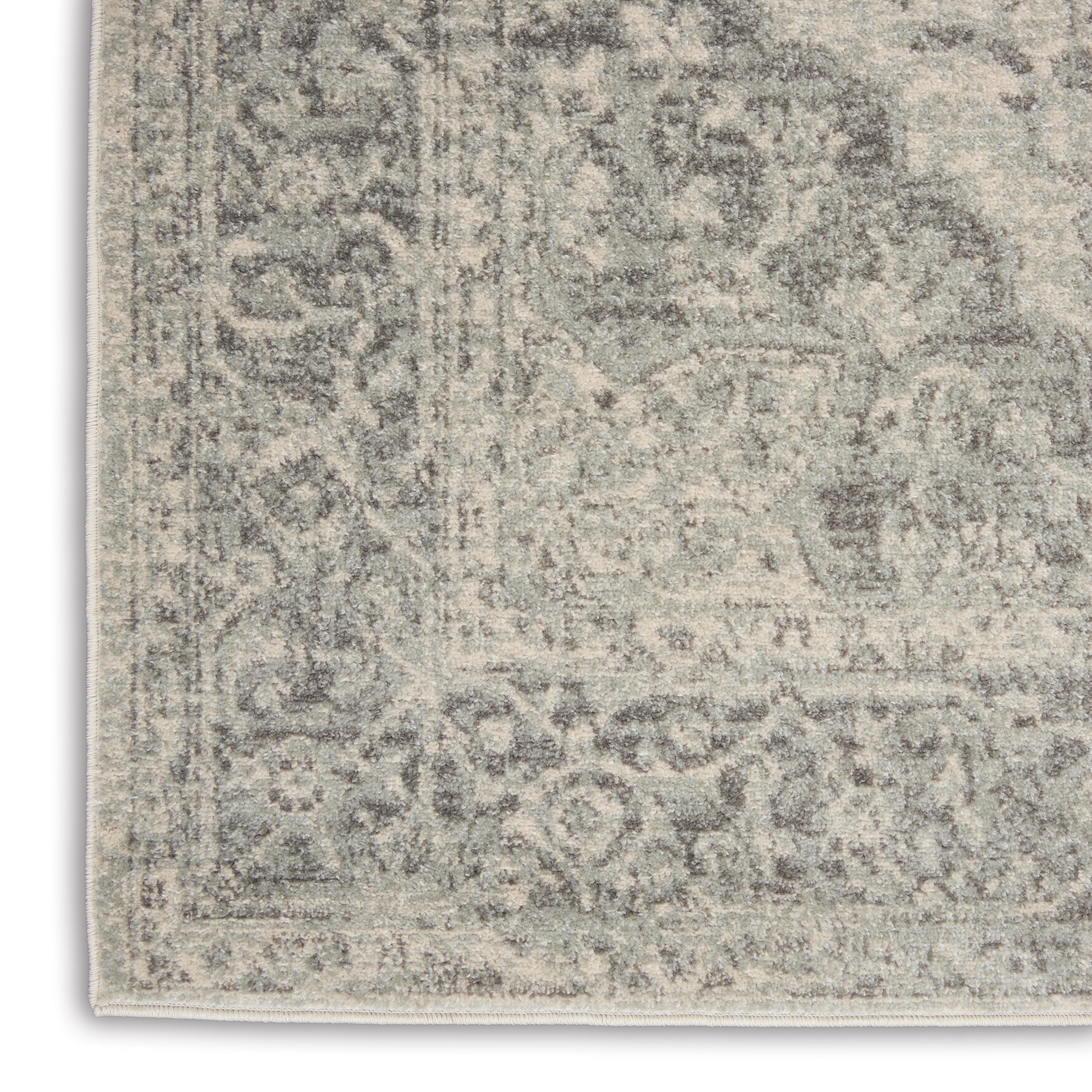 Nourison Home Tranquil Vintage Area Rug, Ivory/Gray, large