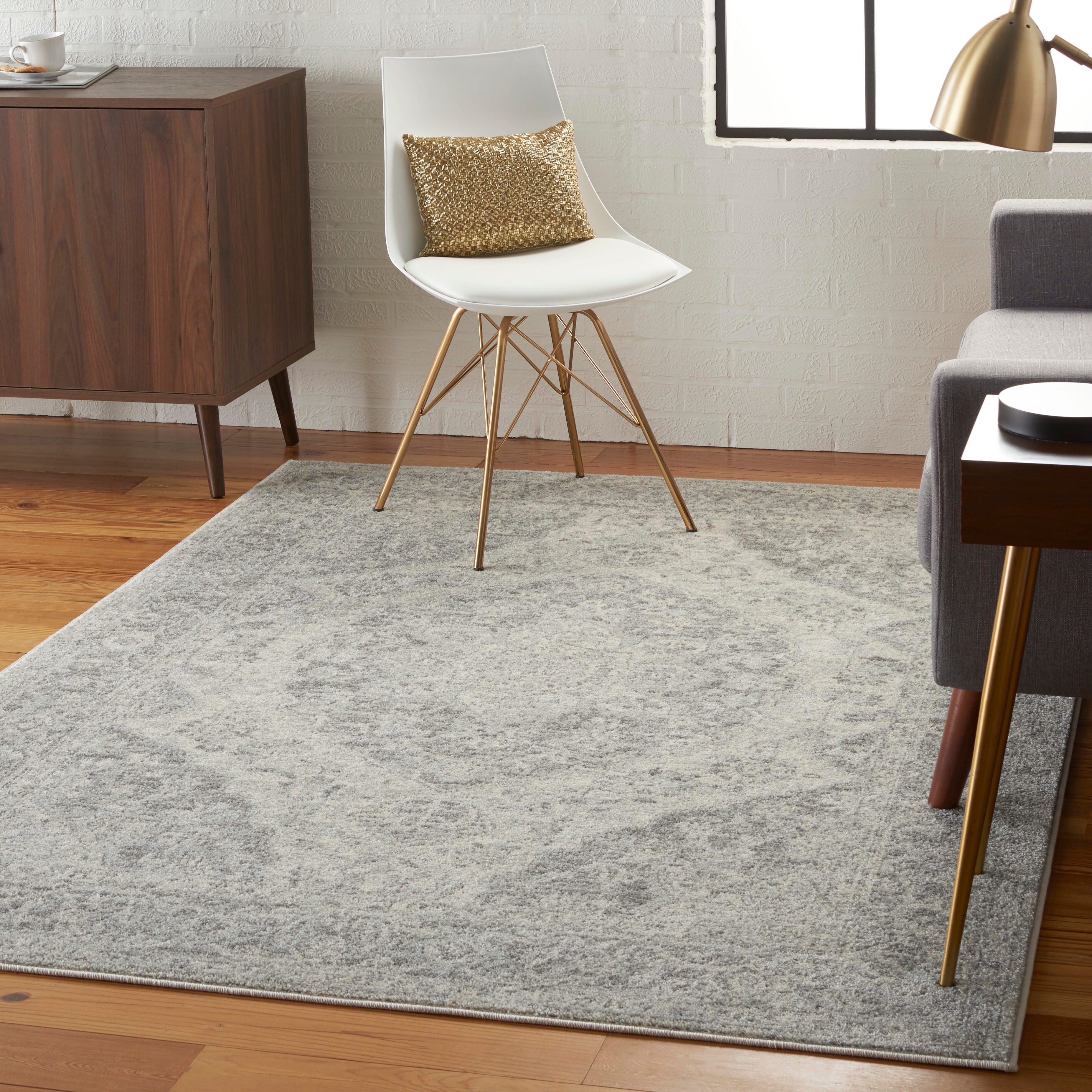 Nourison Home Tranquil Vintage Area Rug, Ivory/Gray, large