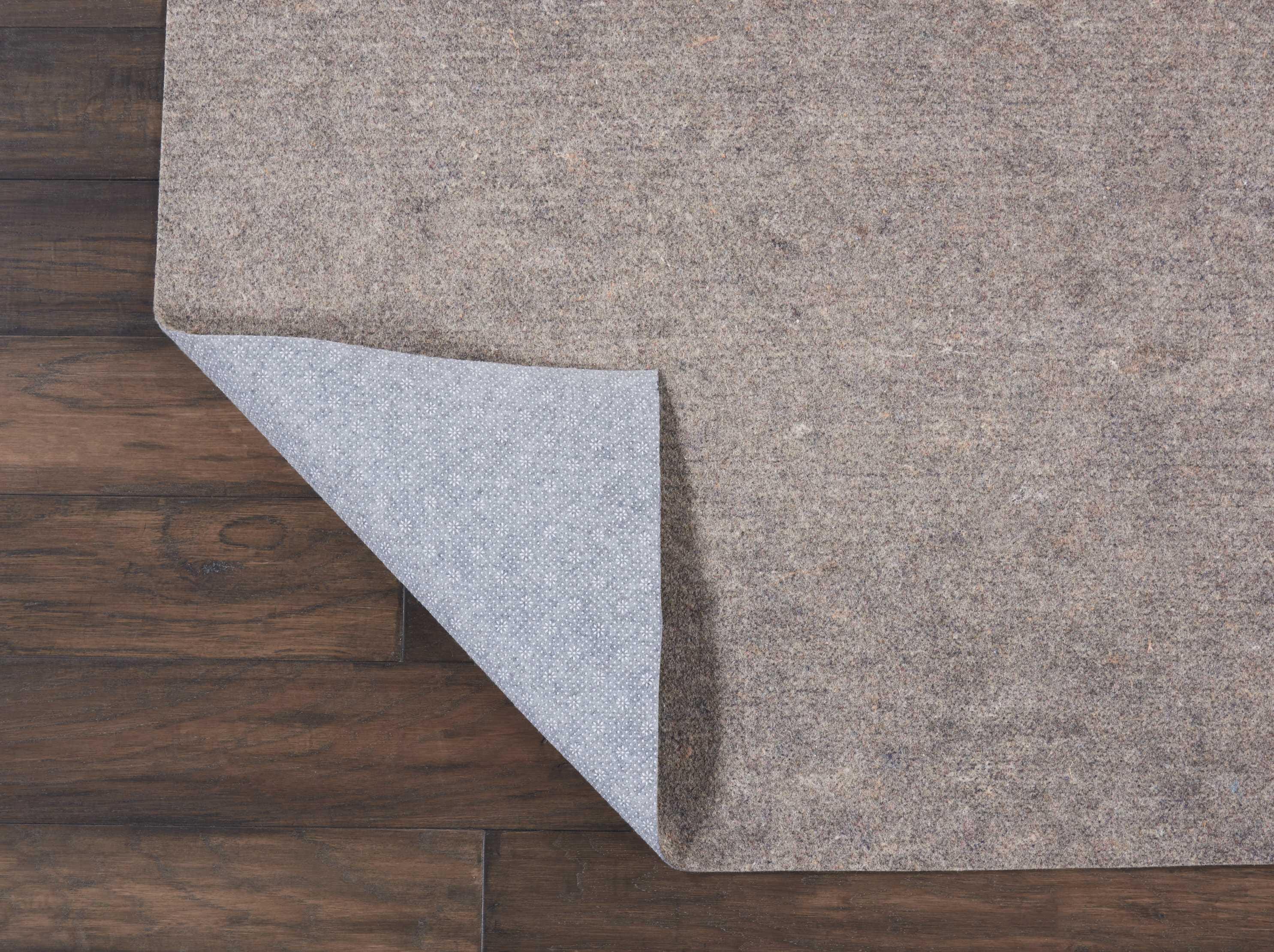 Nourison Home Nourison Basic RugLoc 4'8" x 7'6" Rectangle Non-slip Rug Pad, Gray, large