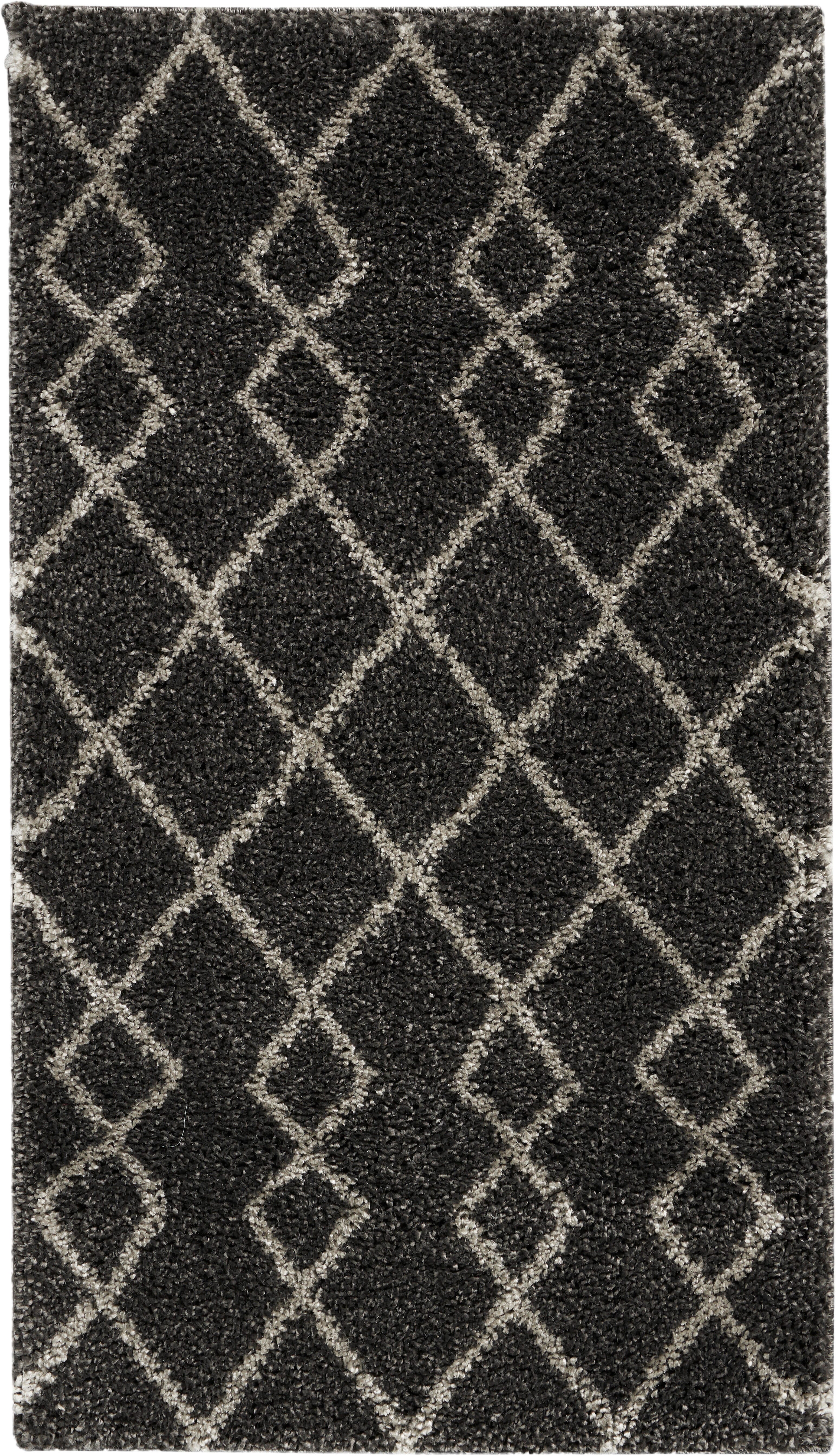 Nourison Home Nourison Martil 2'2" x 3'9" Charcoal Moroccan Indoor Rug, Charcoal, large