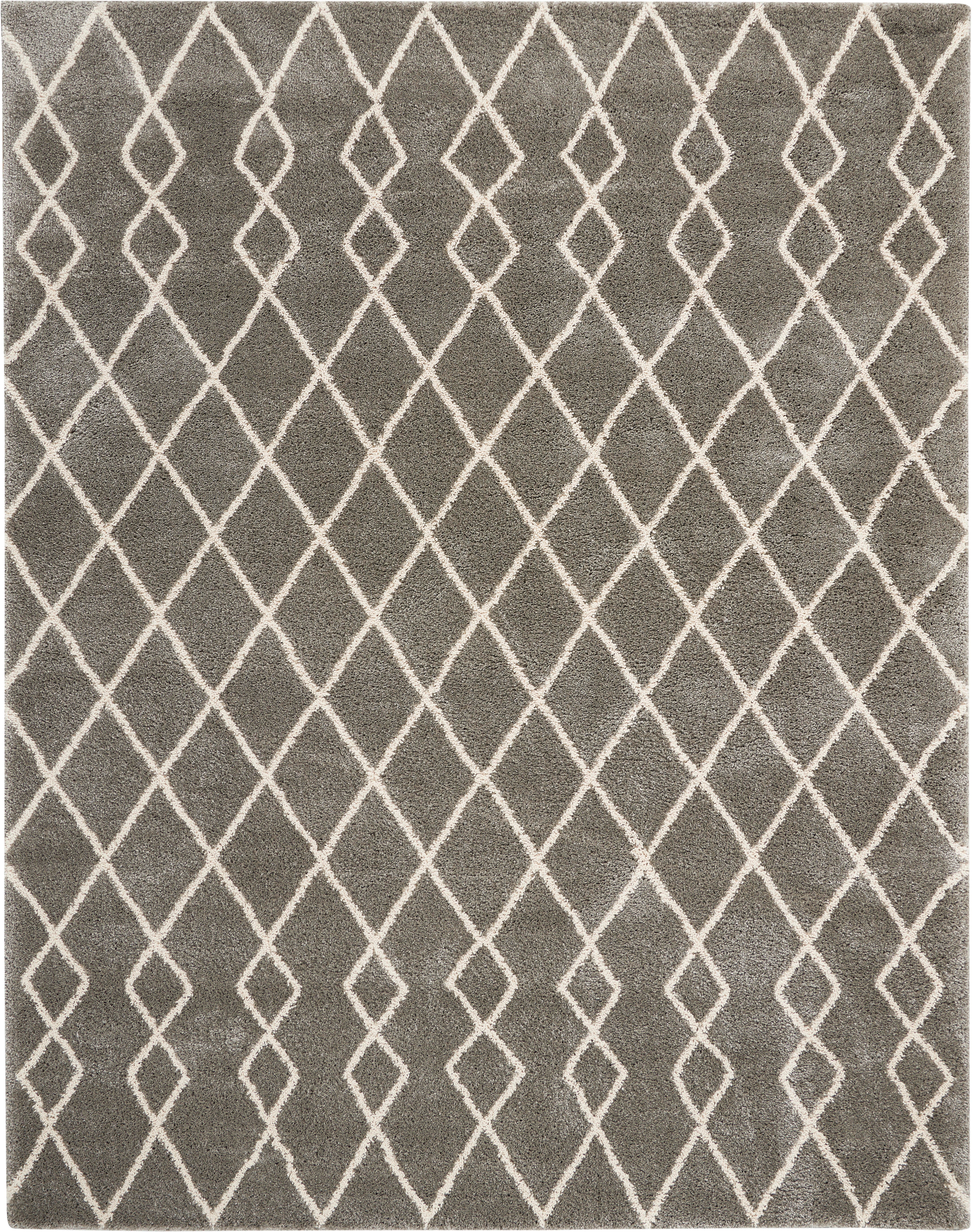 Nourison Home Nourison Martil 7'10" x 9'10" Silver Moroccan Indoor Rug, Silver, large