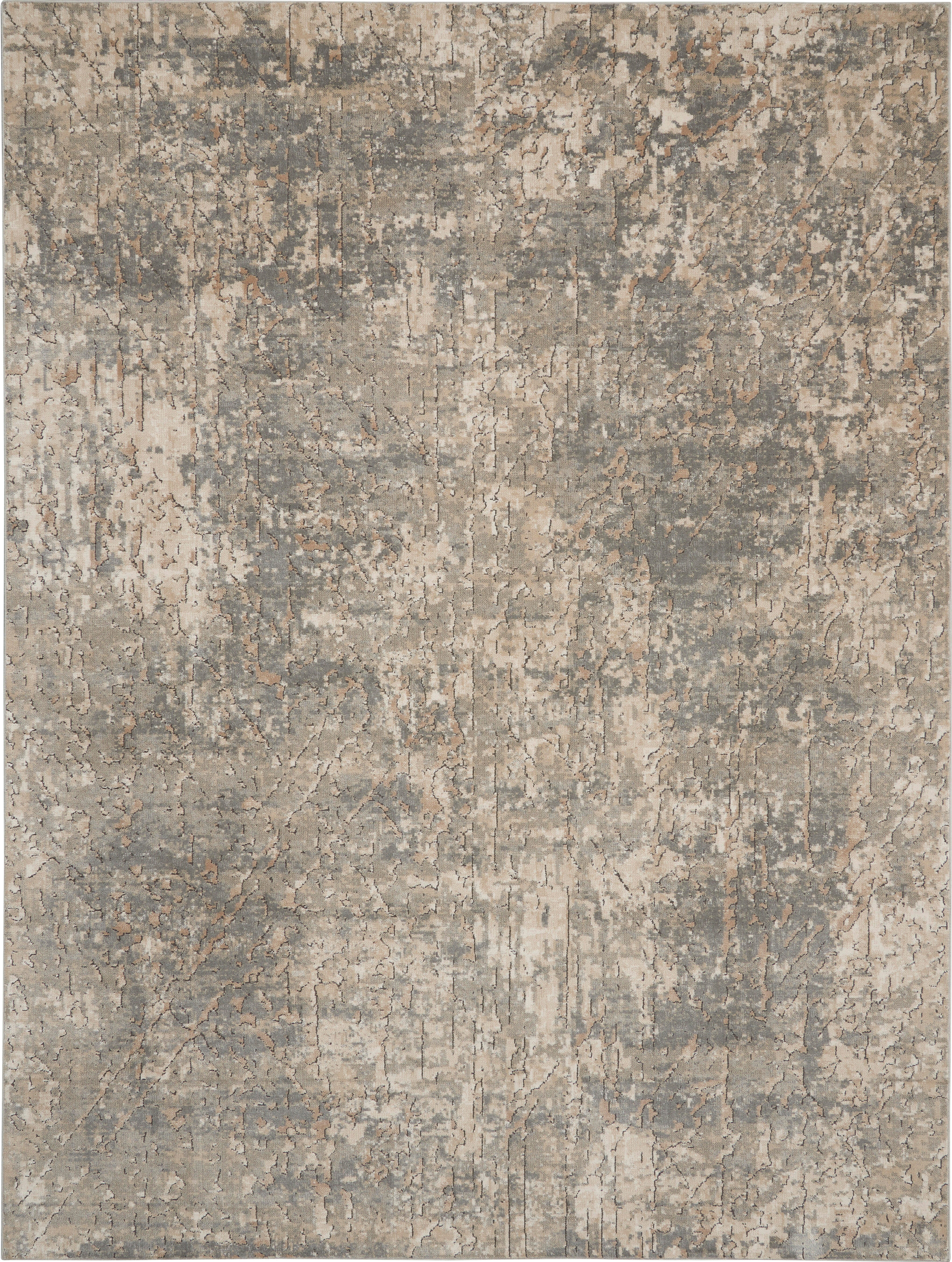 Nourison Home Nourison Quarry 7'10" x 9'10" Beige/Grey Modern Indoor Rug, , large