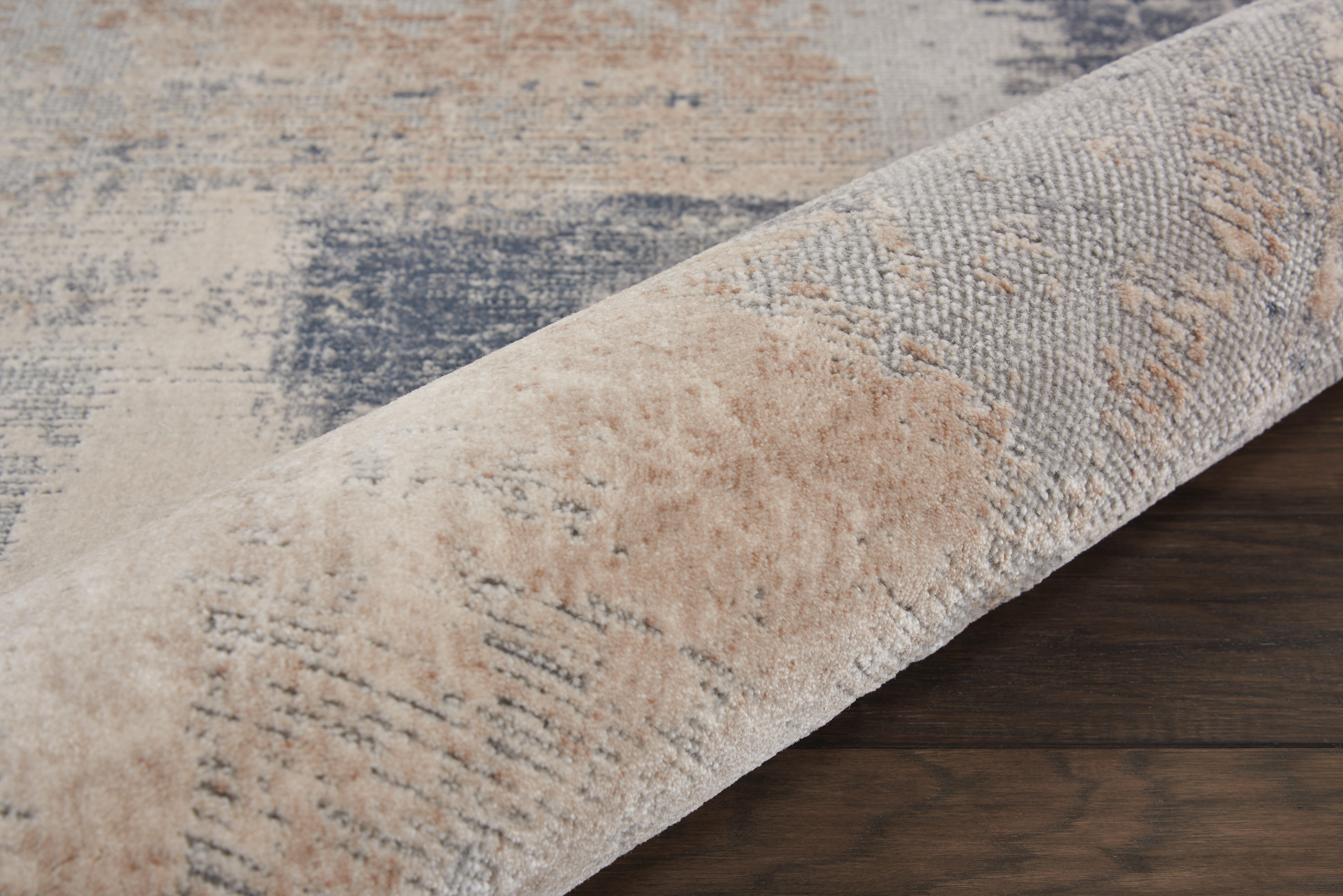 Nourison Nourison Rustic Textures 3'11" x 5'11" Beige/Grey Modern Indoor Rug, Beige/Gray, large
