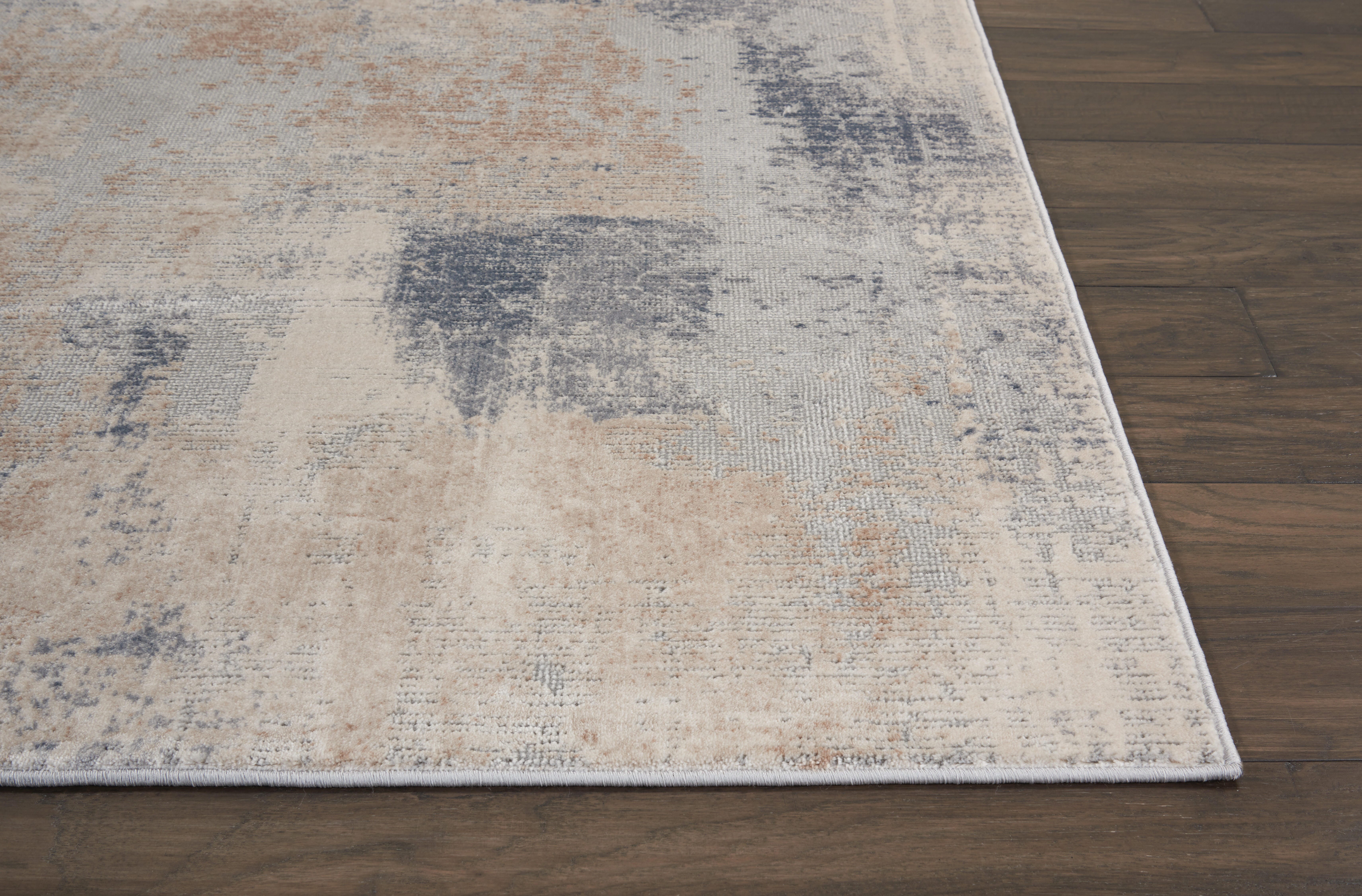 Nourison Nourison Rustic Textures 3'11" x 5'11" Beige/Grey Modern Indoor Rug, Beige/Gray, large