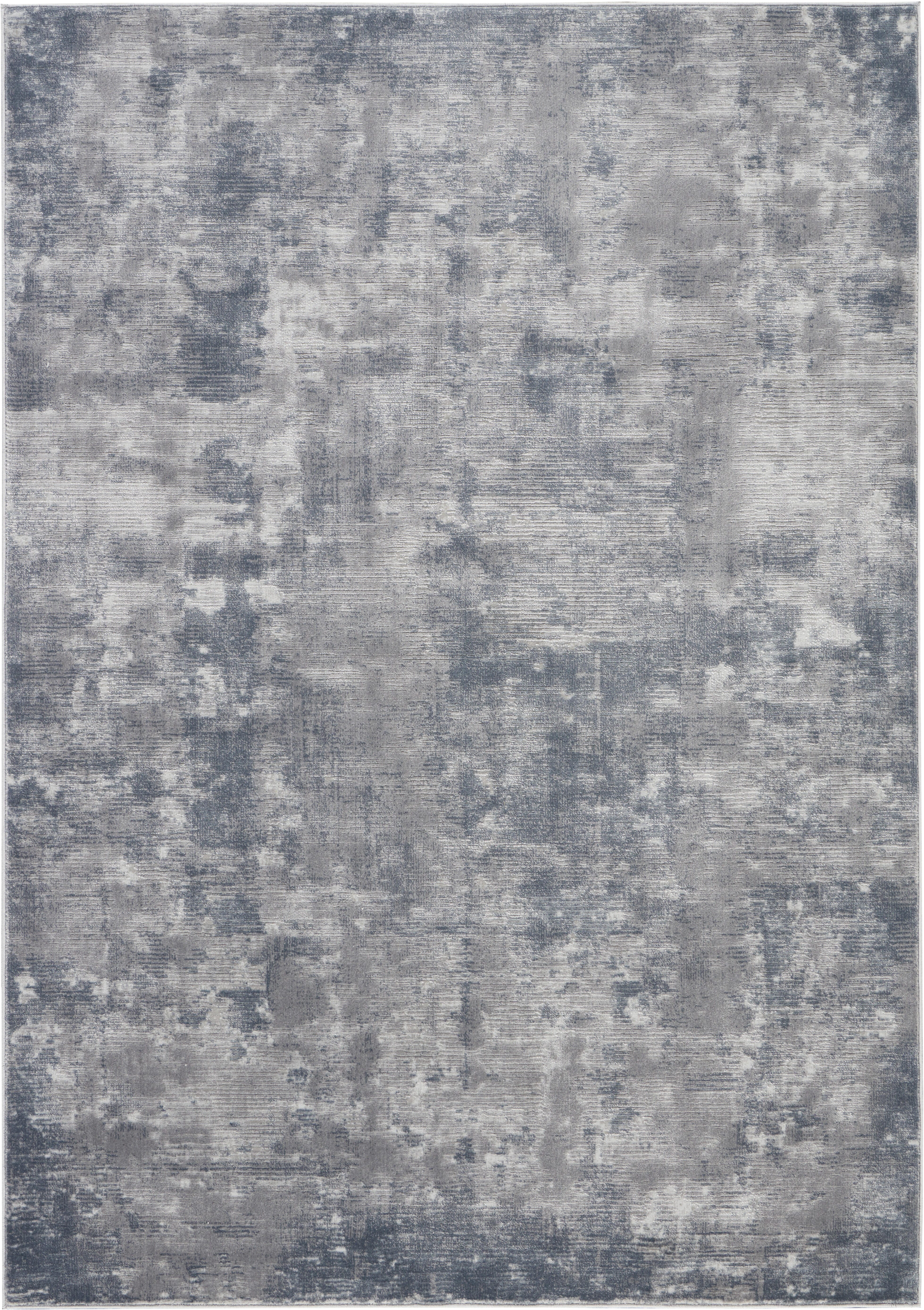 Nourison Home Nourison Rustic Textures 3'11" x 5'11" Grey Modern Indoor Rug, Gray, large
