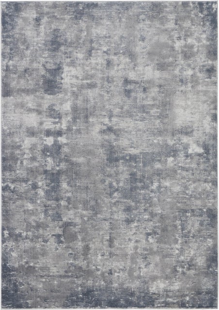 Nourison Home Rustic Textures 3'11" x 5'11" Grey Modern Indoor Rug, Gray