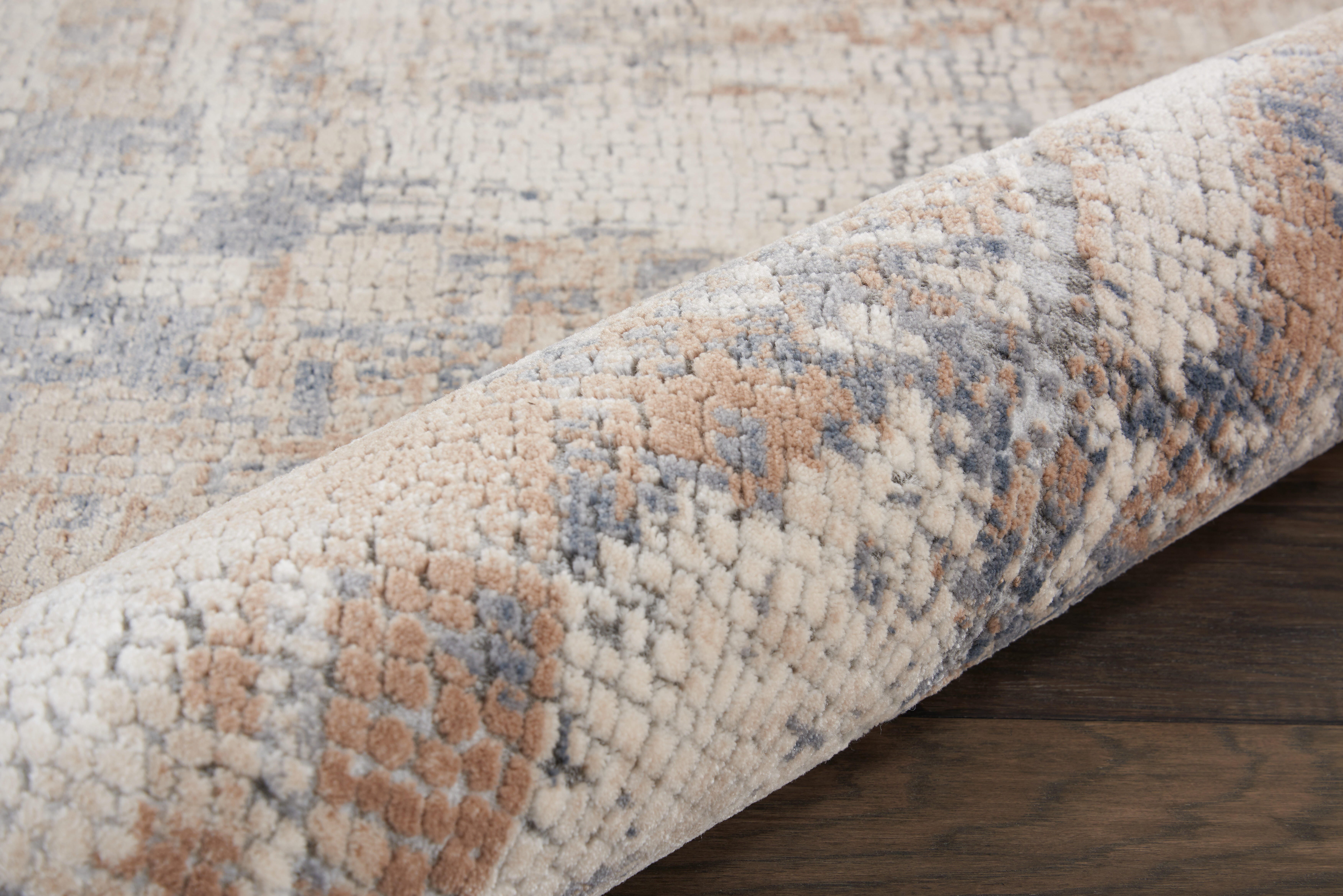 Nourison Nourison Rustic Textures 3'11" x 5'11" Beige/Grey Modern Indoor Rug, Beige/Gray, large