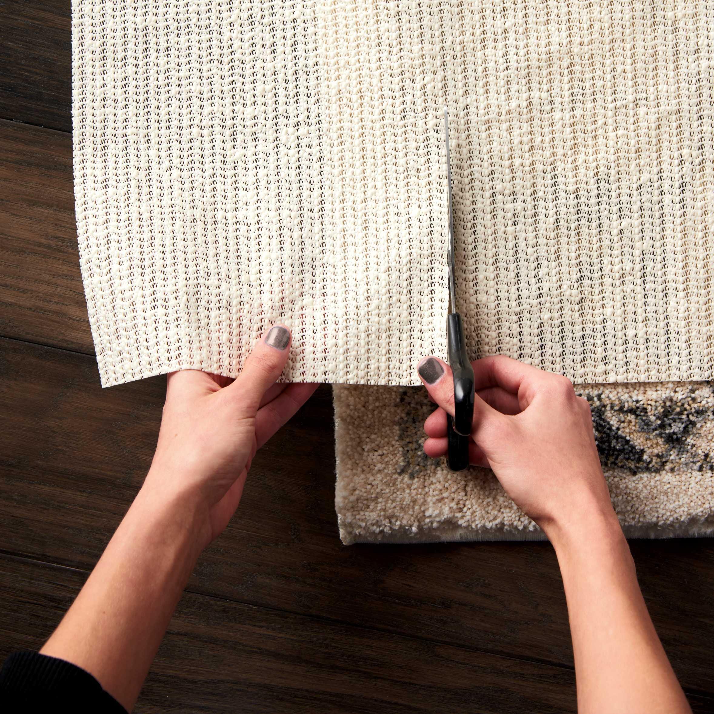 Nourison Nourison ShiftLoc 1'8" x 10'10" Runner Non-slip Rug Pad, Ivory, large