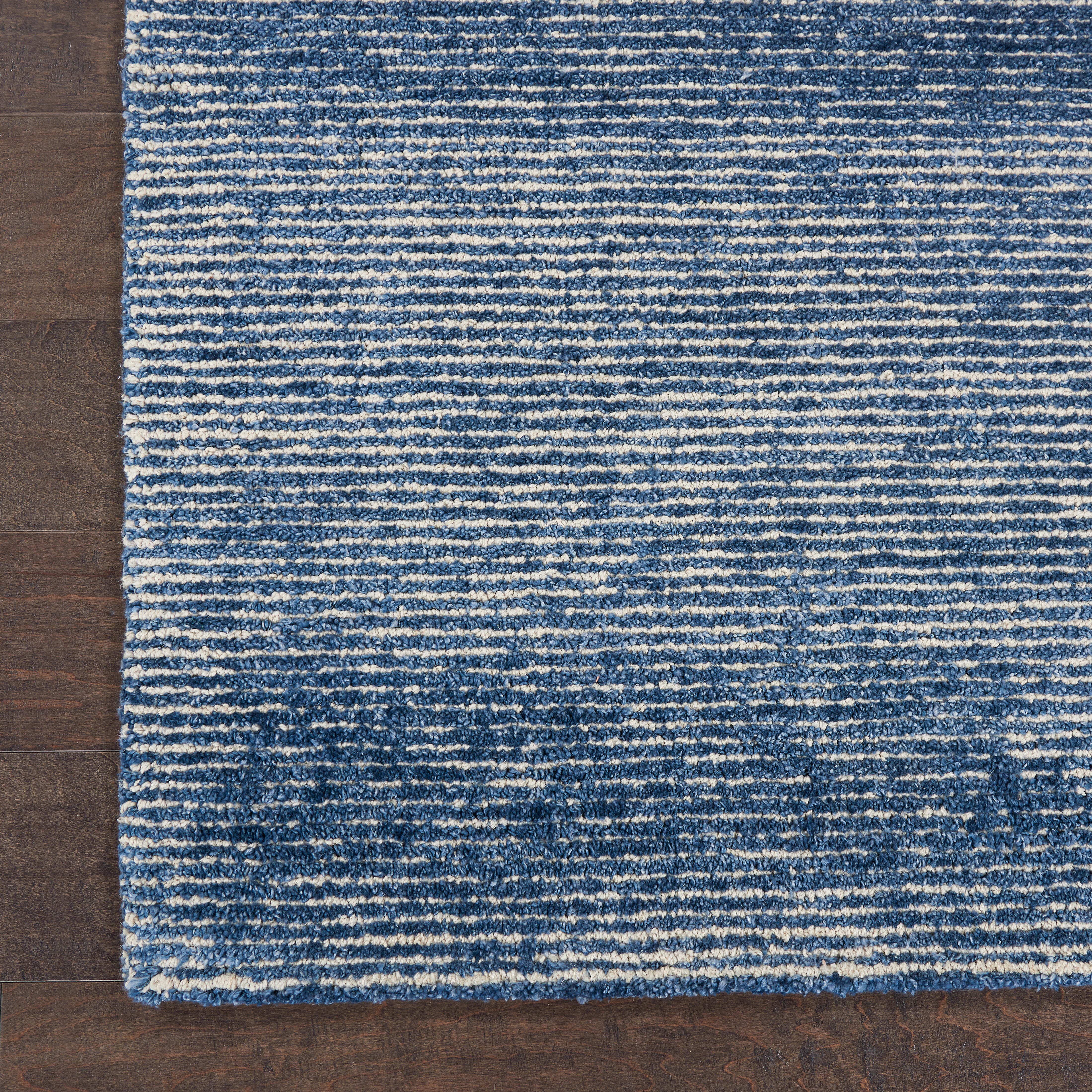 Nourison Nourison Weston 5'3" x 7'5" Aegean Blue Modern Indoor Rug, Agean Blue, large