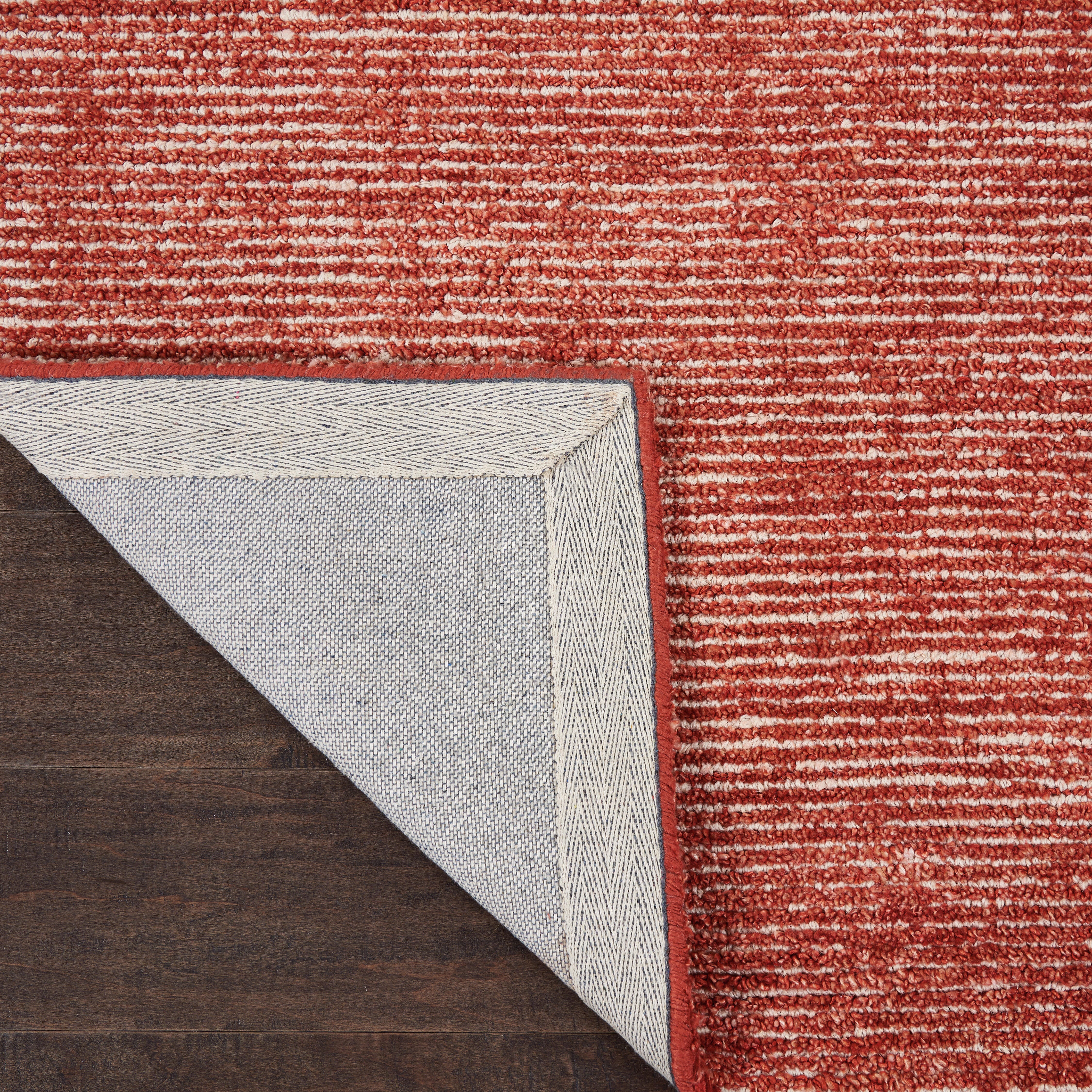 Nourison Nourison Weston 3'9" x 5'9" Brick Modern Indoor Rug, Brick, large