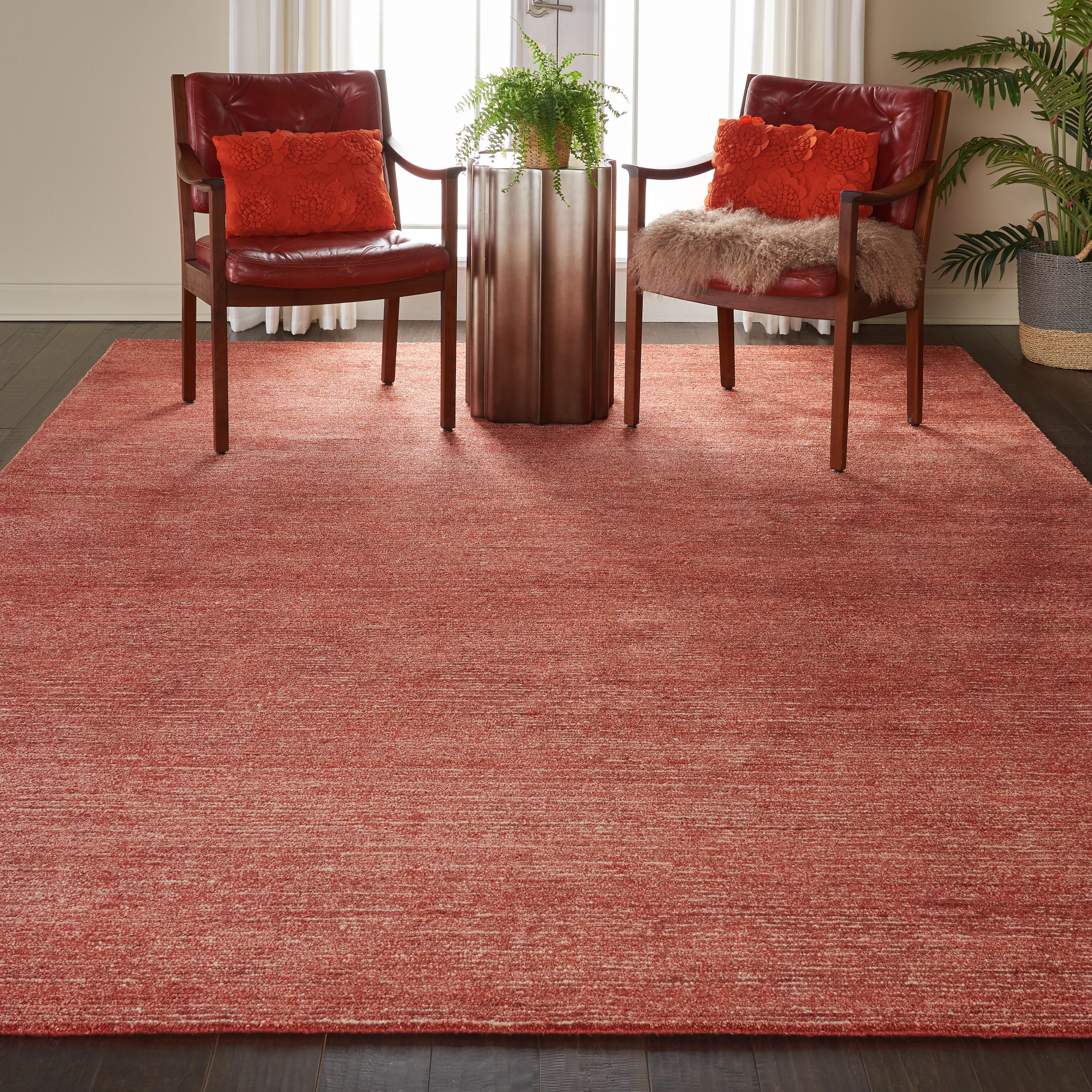 Nourison Nourison Weston 8' x 10'6" Brick Modern Indoor Rug, Brick, rollover