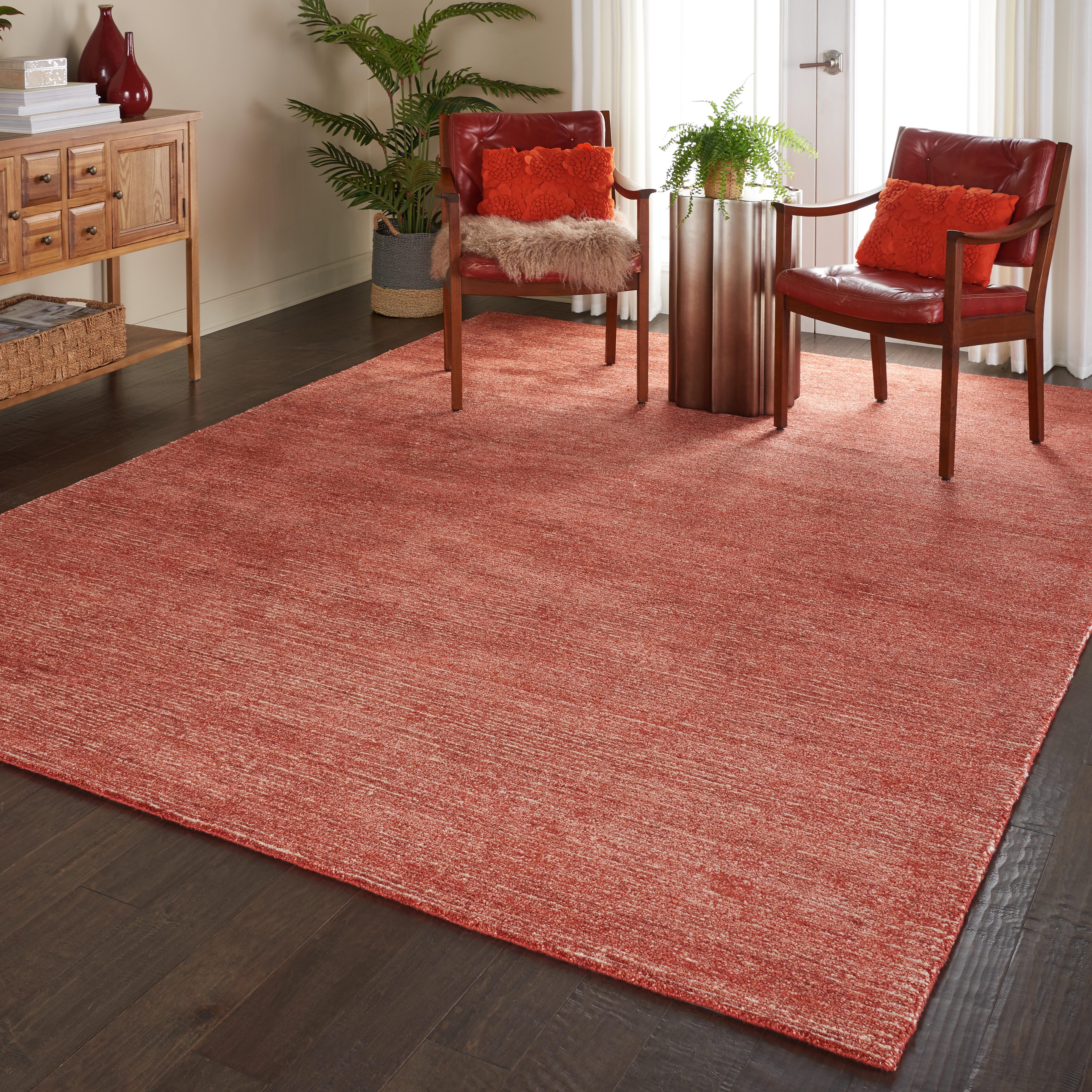 Nourison Nourison Weston 8' x 10'6" Brick Modern Indoor Rug, Brick, large