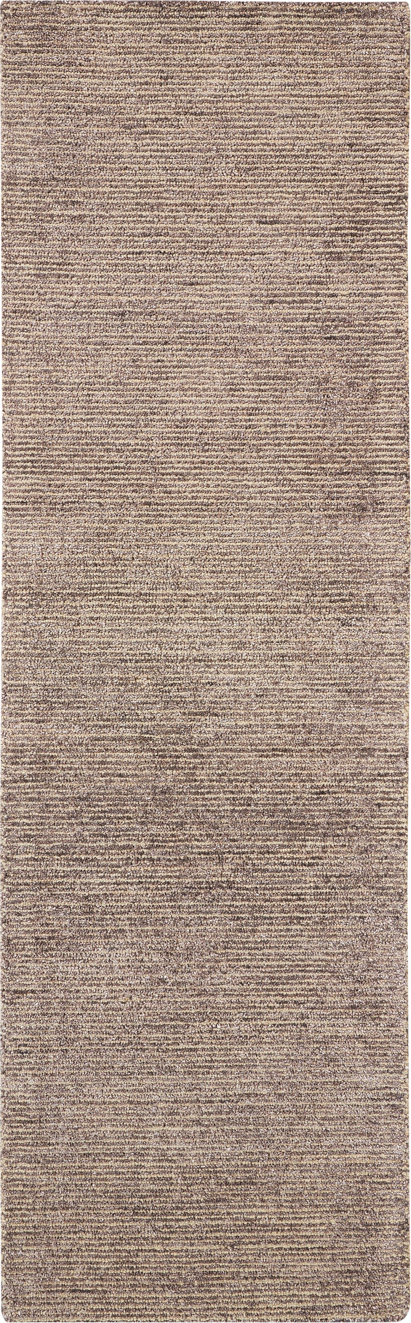 Nourison Nourison Weston 2'3" x 7'6" Charcoal Modern Indoor Rug, Charcoal, large