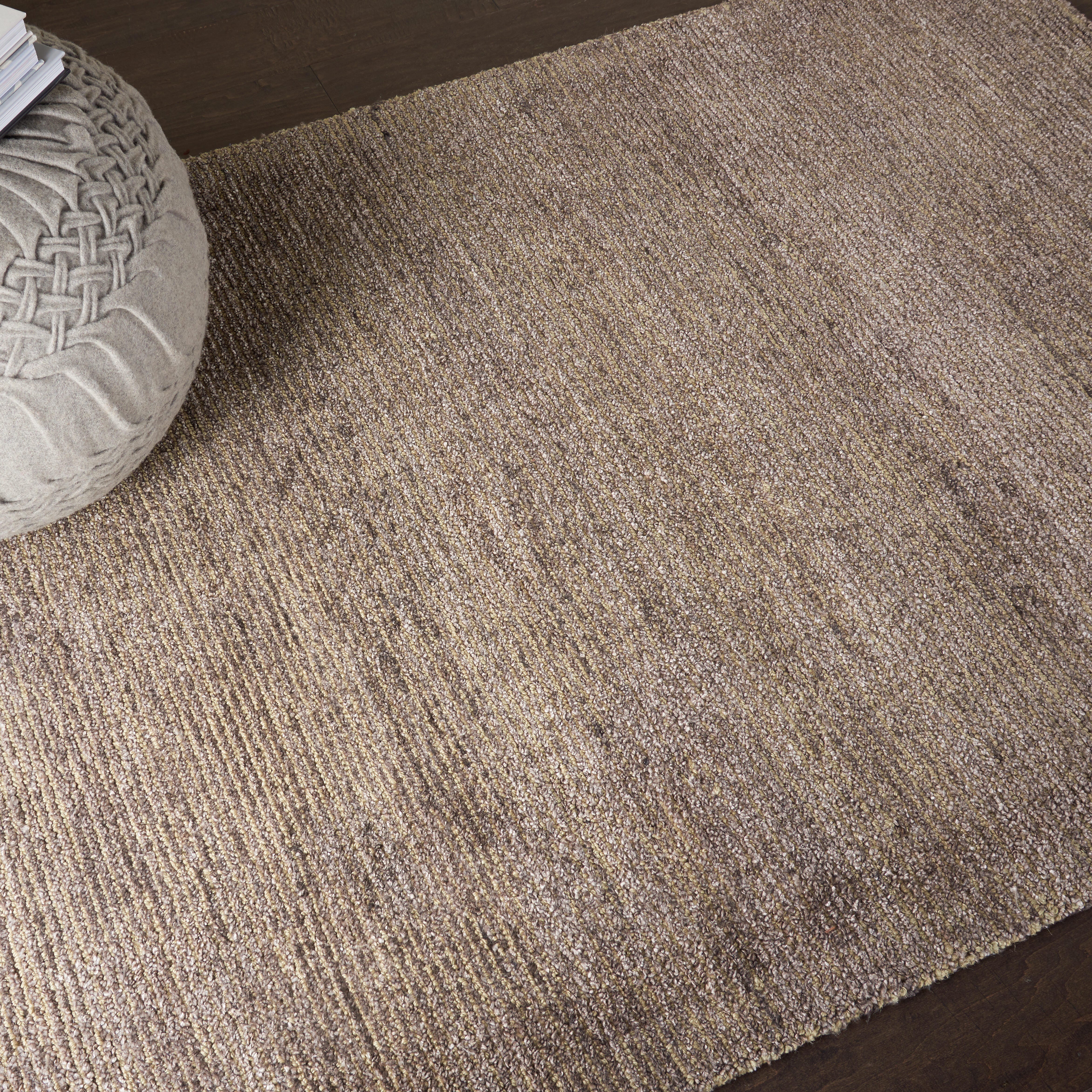Nourison Nourison Weston 5'3" x 7'5" Charcoal Modern Indoor Rug, Charcoal, large