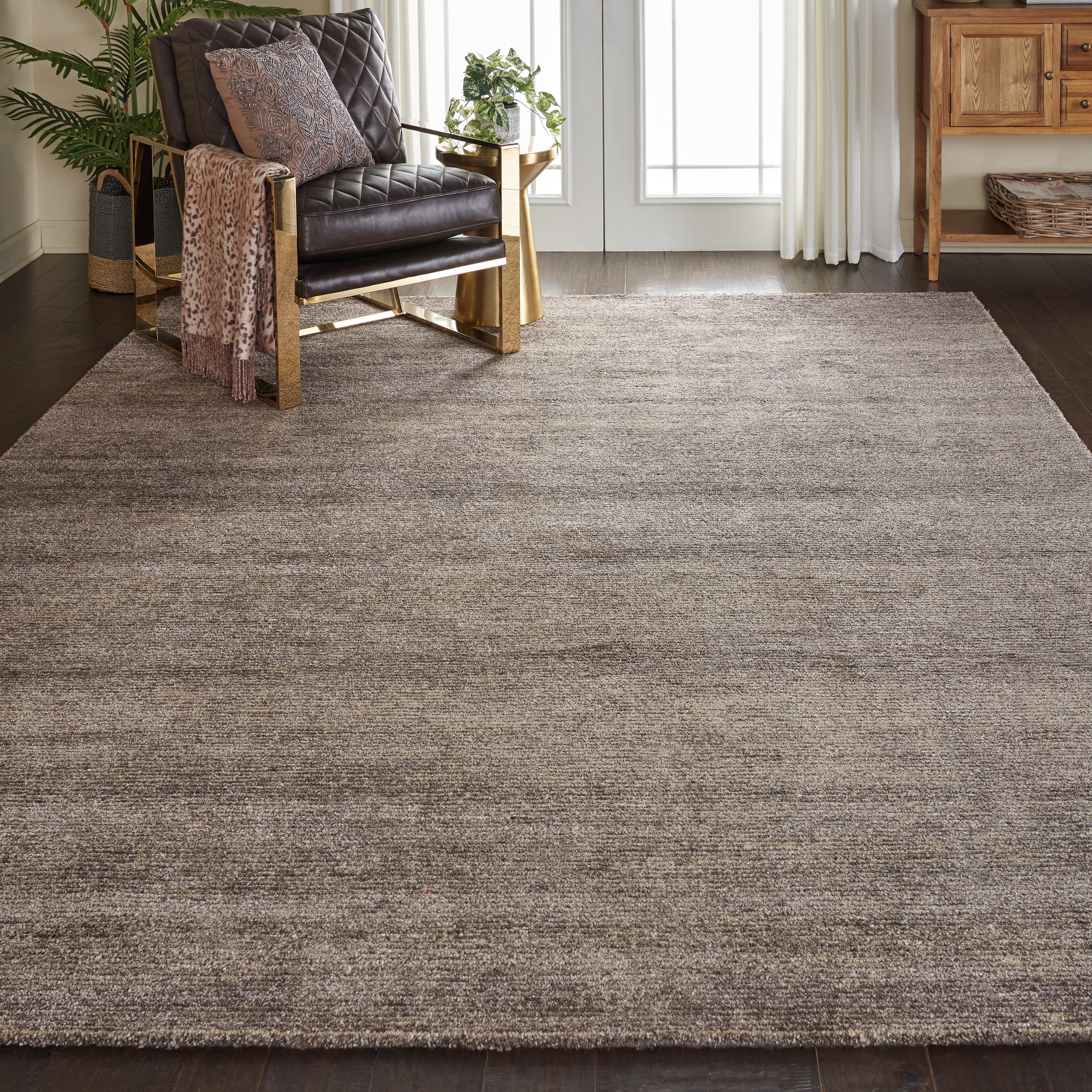Nourison Nourison Weston 8' x 10'6" Charcoal Modern Indoor Rug, Charcoal, rollover