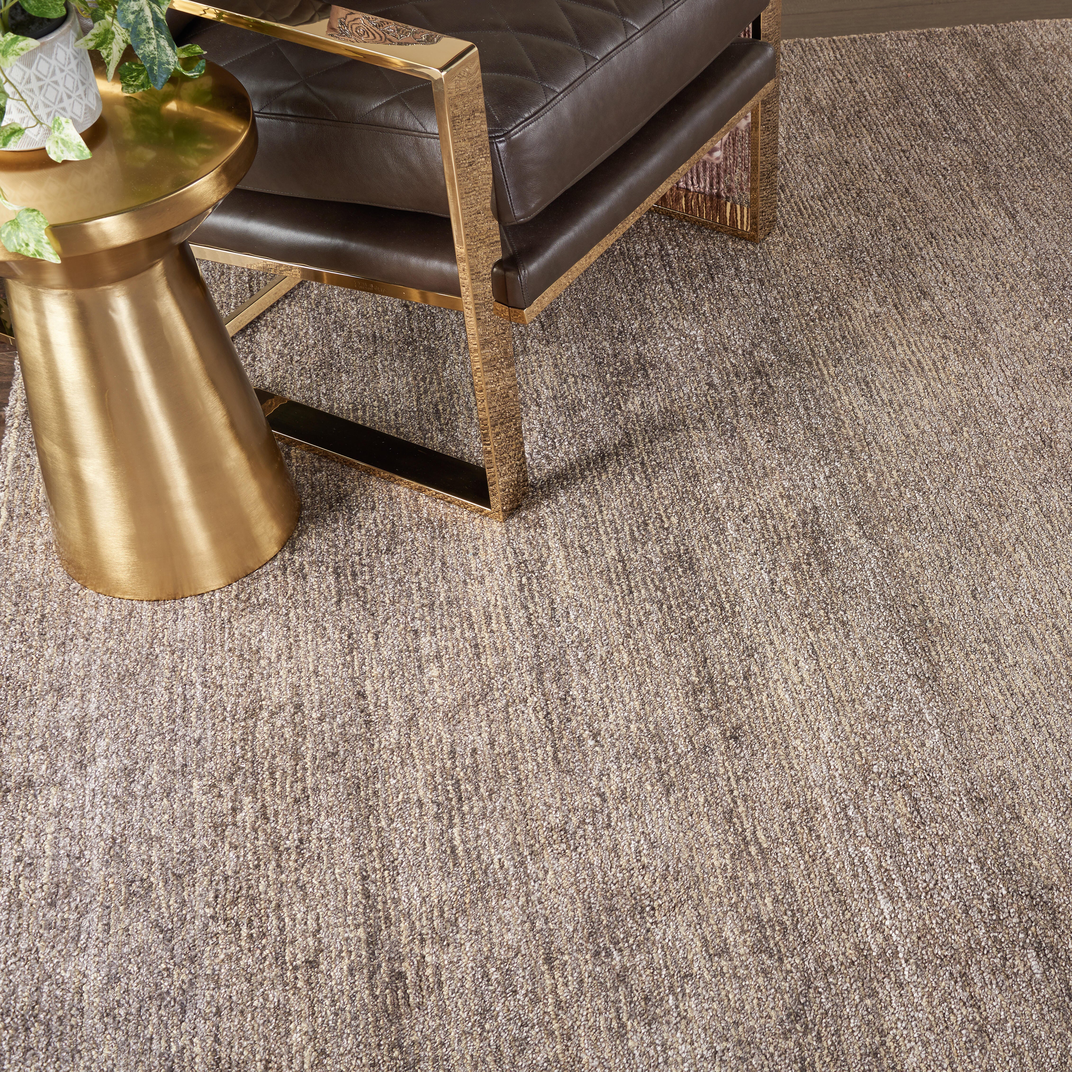 Nourison Nourison Weston 8' x 10'6" Charcoal Modern Indoor Rug, Charcoal, large