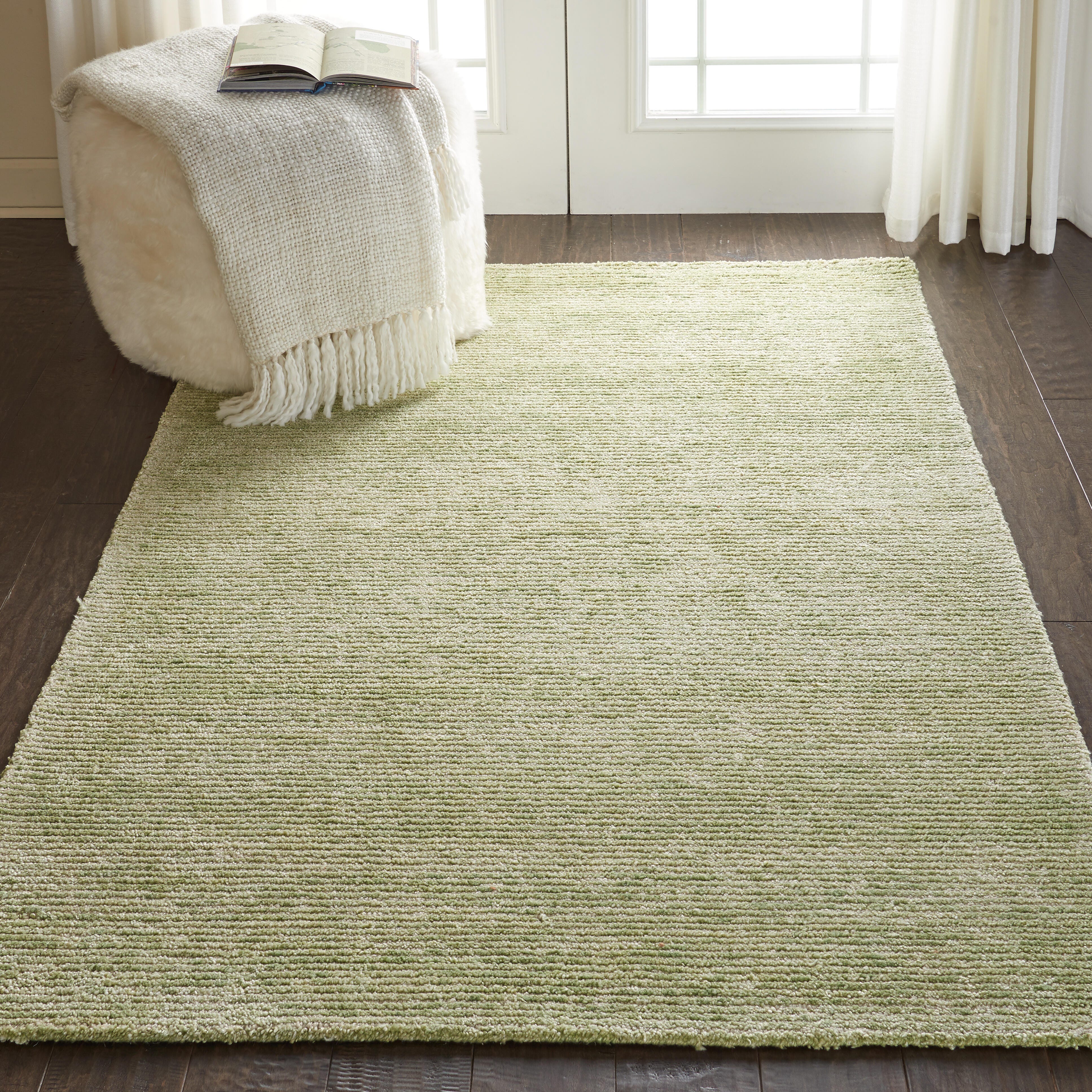 Nourison Nourison Weston 3'9" x 5'9" Citron Modern Indoor Rug, Citron, rollover