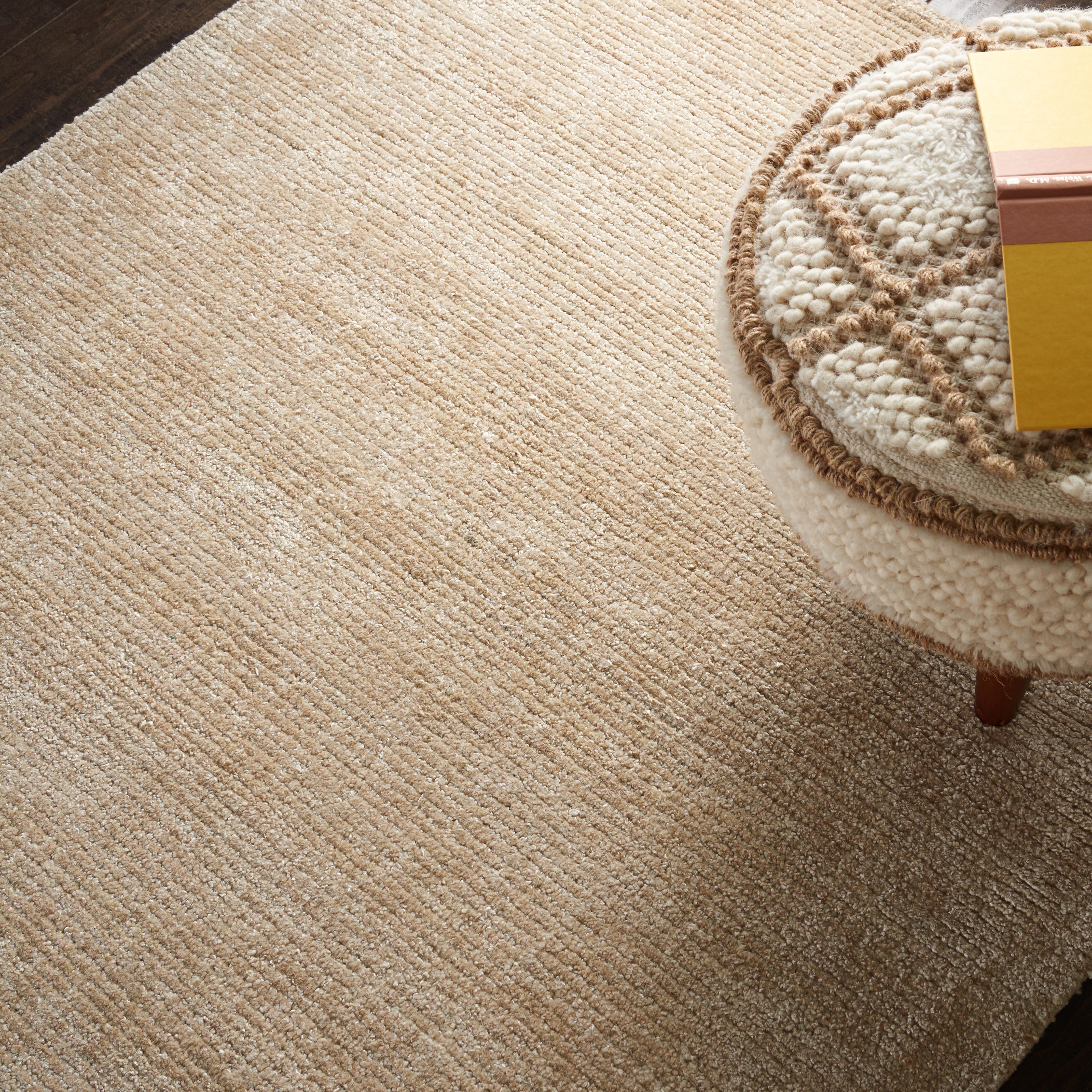 Nourison Nourison Weston 5'3" x 7'5" Linen Modern Indoor Rug, Linen, large