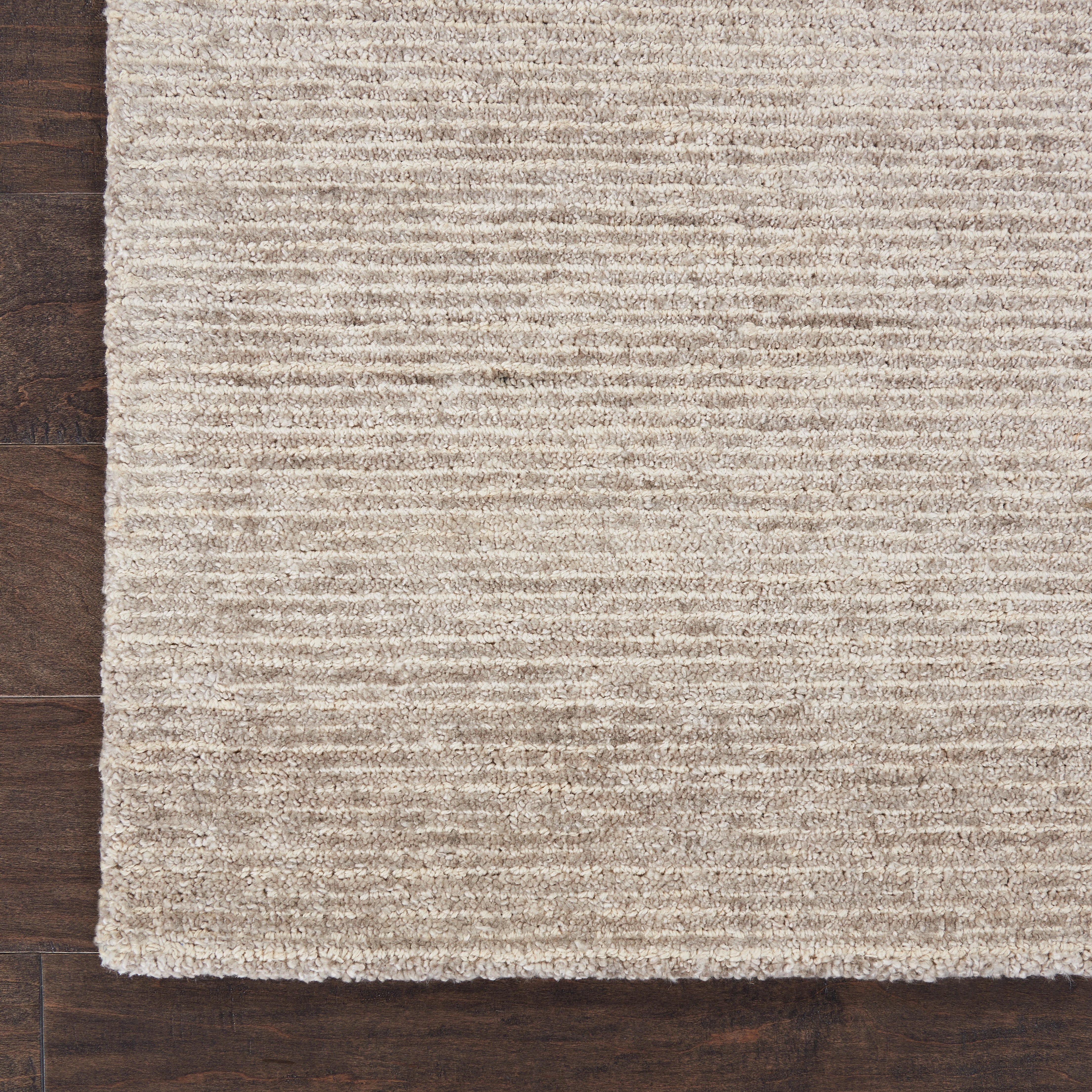 Nourison Nourison Weston 2'3" x 7'6" Oatmeal Modern Indoor Rug, Oatmeal, large