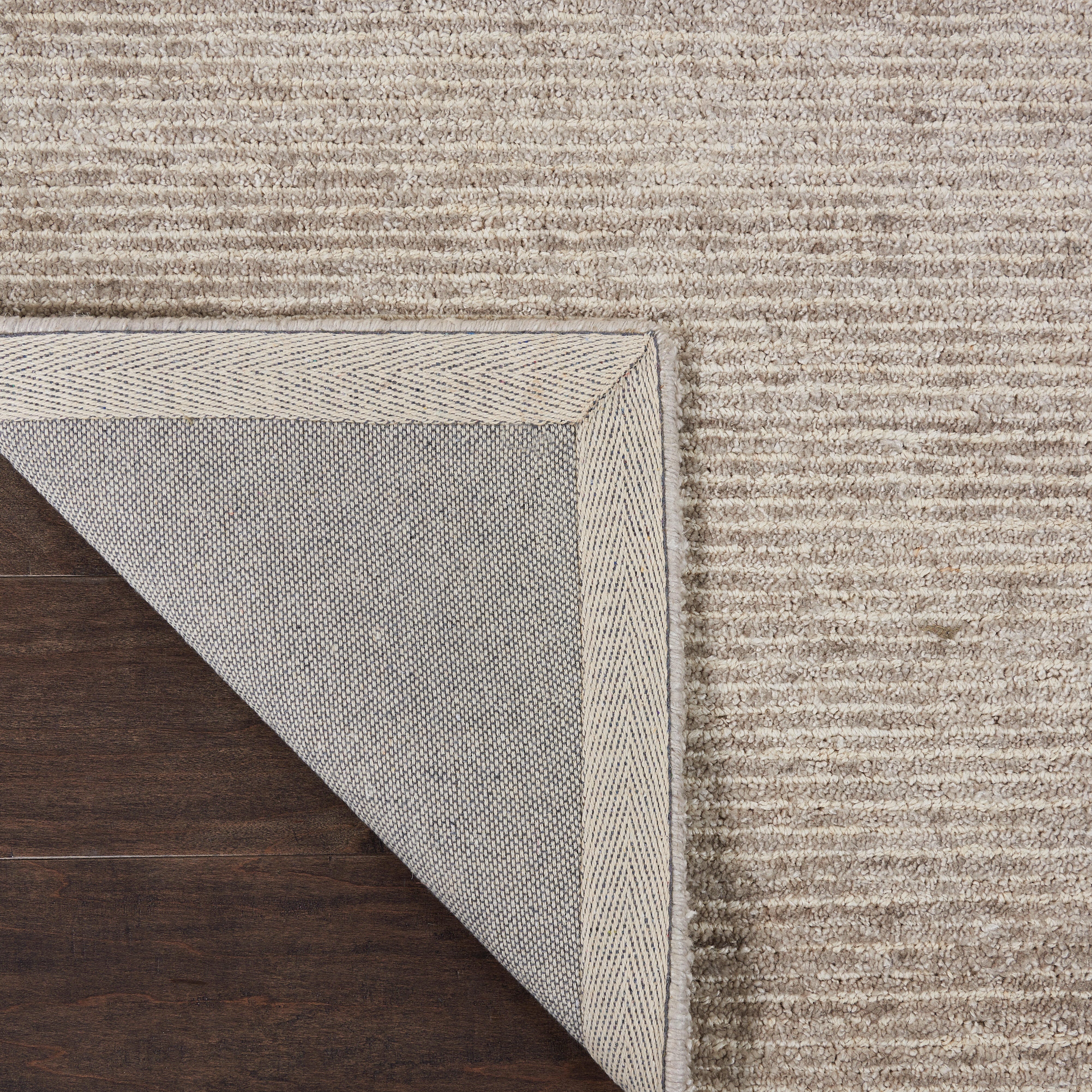 Nourison Nourison Weston 5'3" x 7'5" Oatmeal Modern Indoor Rug, Oatmeal, large